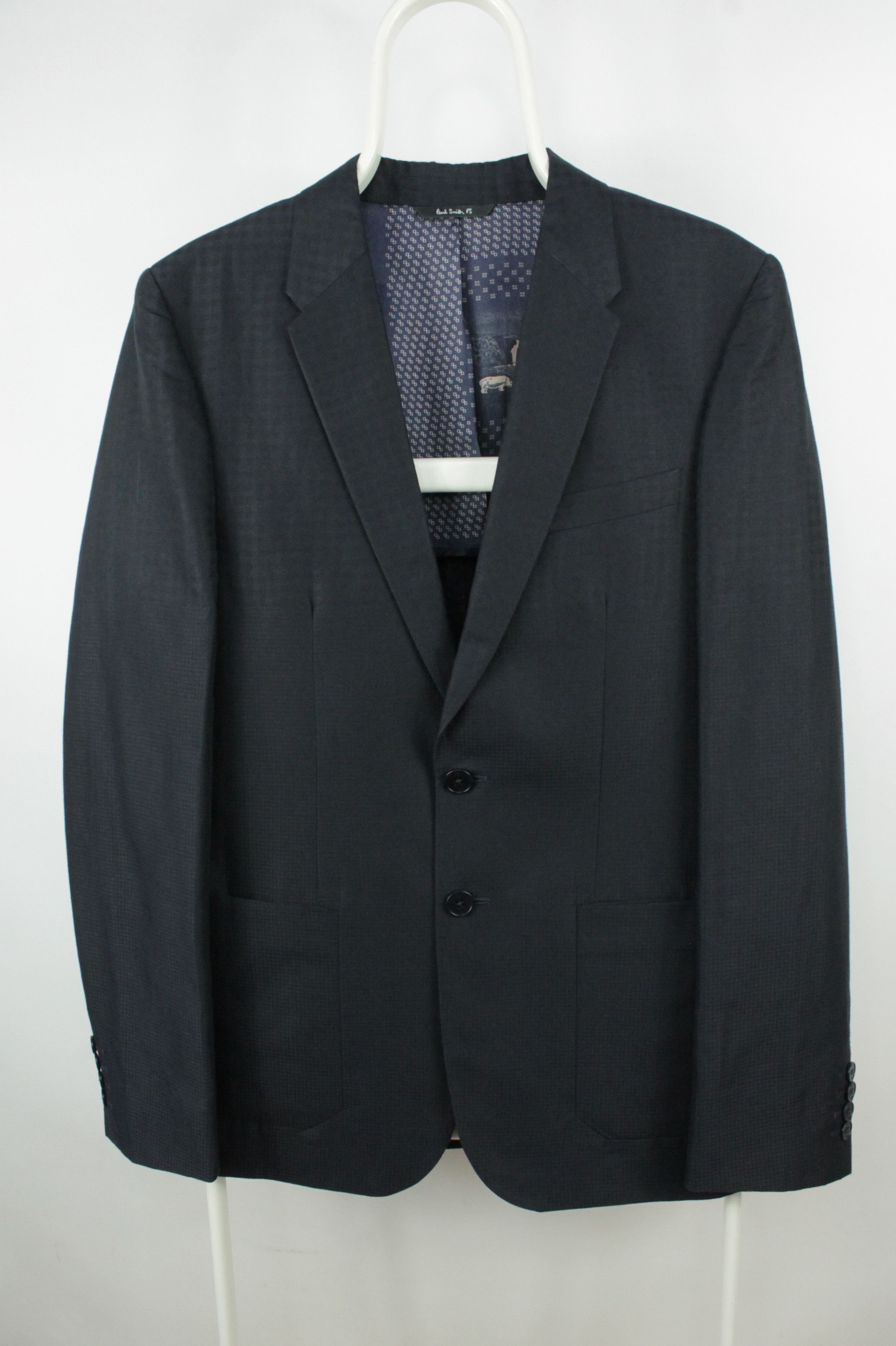 Paul Smith Paul Smith Slim-Fit Cotton-Linen Buggy Lined Blazer Jacket Size US M / EU 48-50 / 2 - 1 Thumbnail