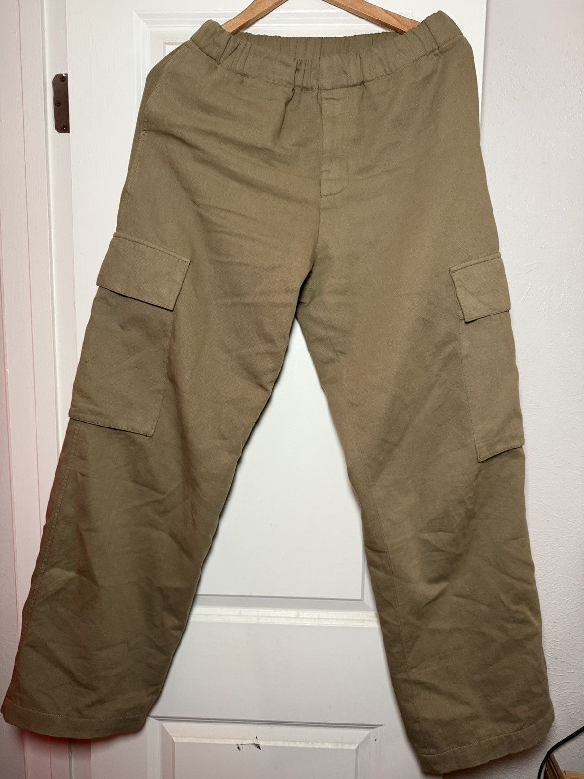 Daniel Simmons Lightweight cargo pants - moss green with tags Size US 29 - 4 Thumbnail