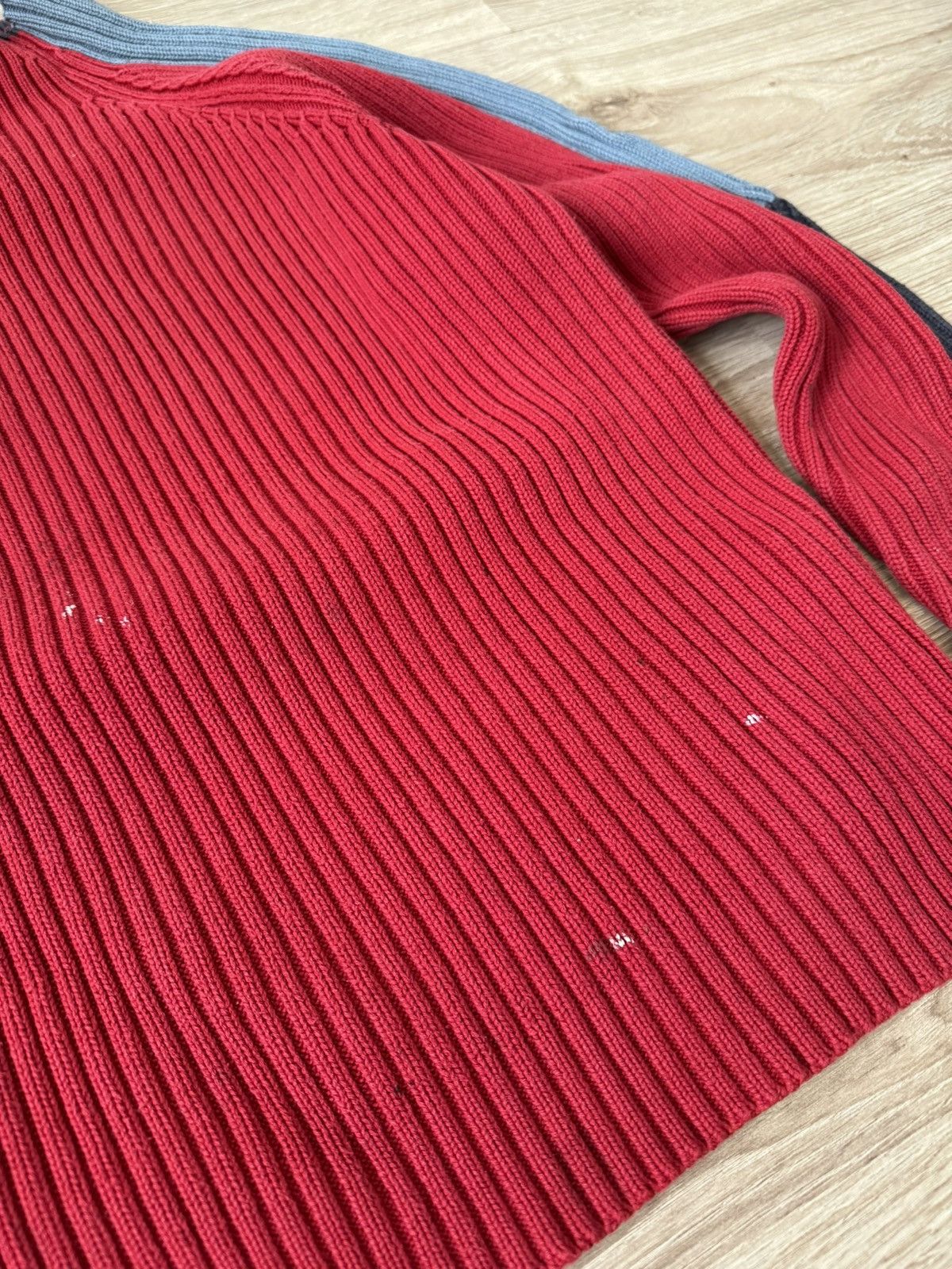 Quiksilver × Vintage Vintage Y2K Quiksilver Japanese Painted Striped Knit Sweater Size US M / EU 48-50 / 2 - 4 Thumbnail