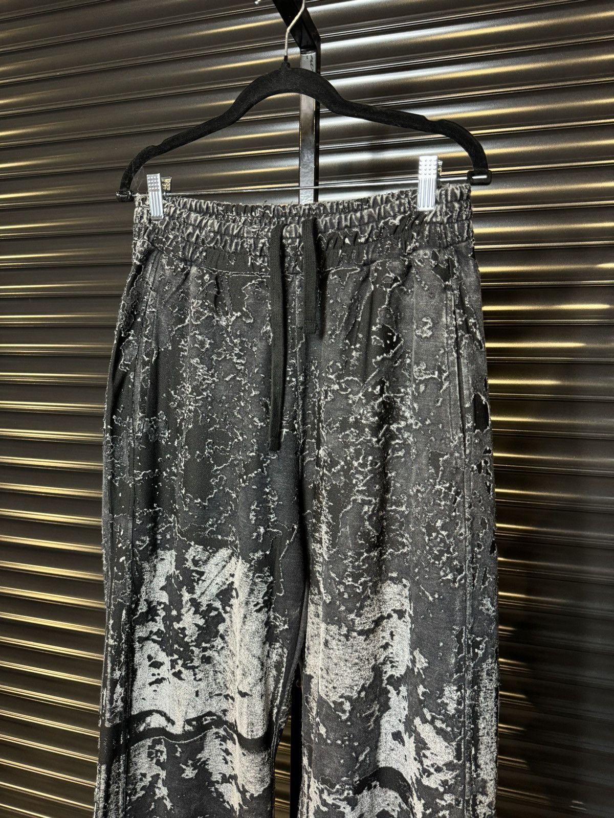Diesel Diesel Black Burnout Camo Track Sweatpants - Medium Size US 30 / EU 46 - 2 Thumbnail
