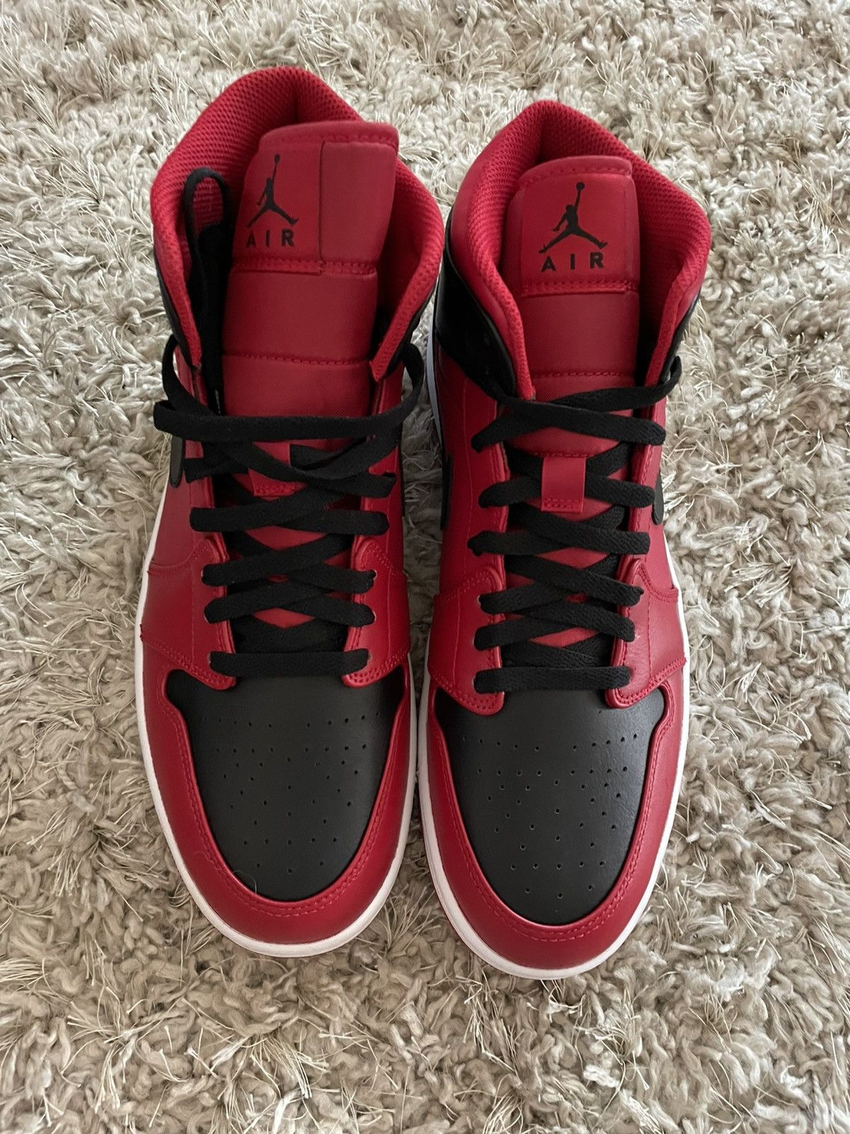 Jordan Brand Jordan 1 Mid Reverse Bred Size US 11 / EU 44 - 5 Thumbnail