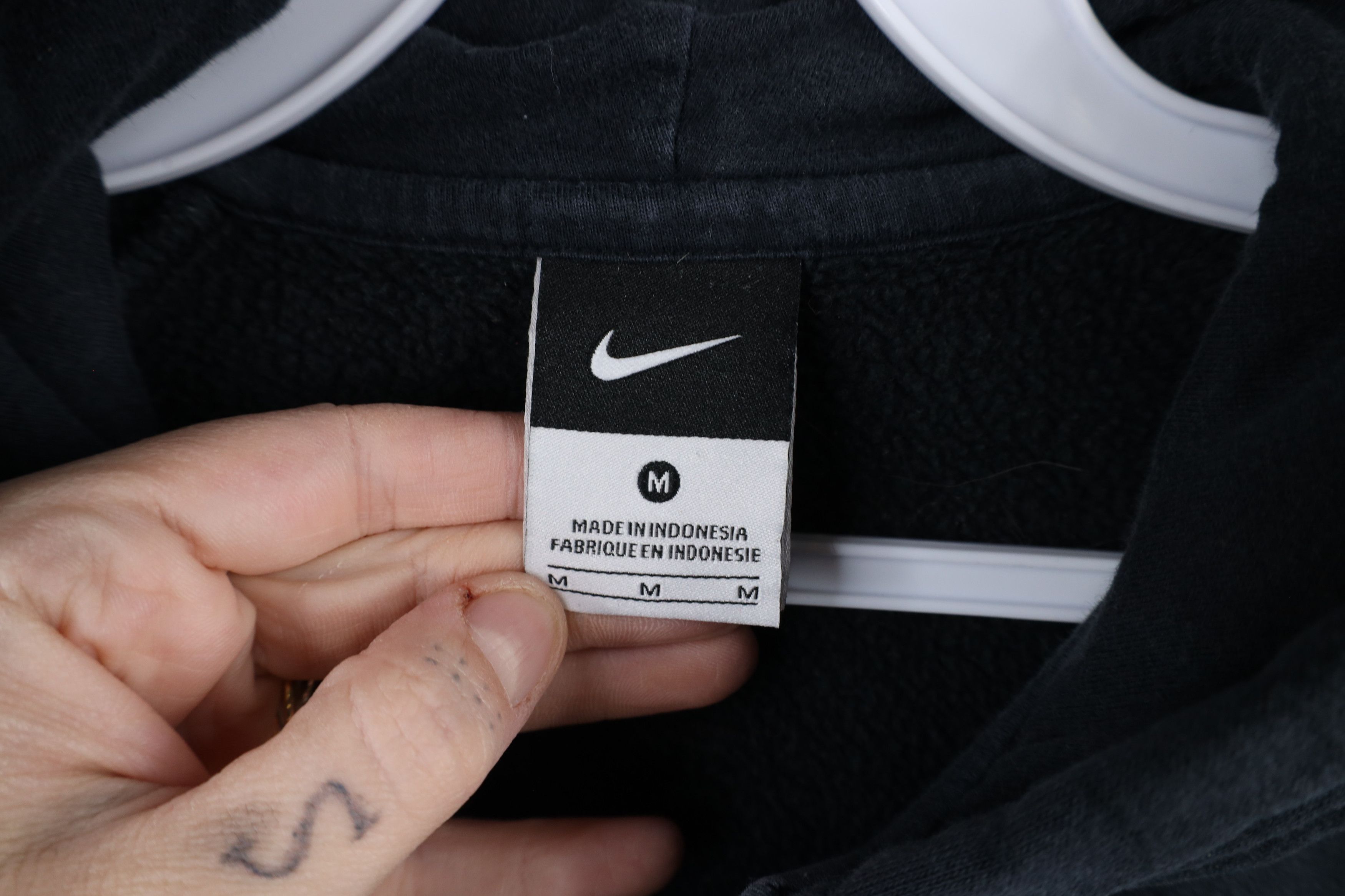 Nike × Vintage Vintage Y2K Nike Travis Scott Mini Swoosh Full Zip Hoodie Size M / US 6-8 / IT 42-44 - 8 Thumbnail