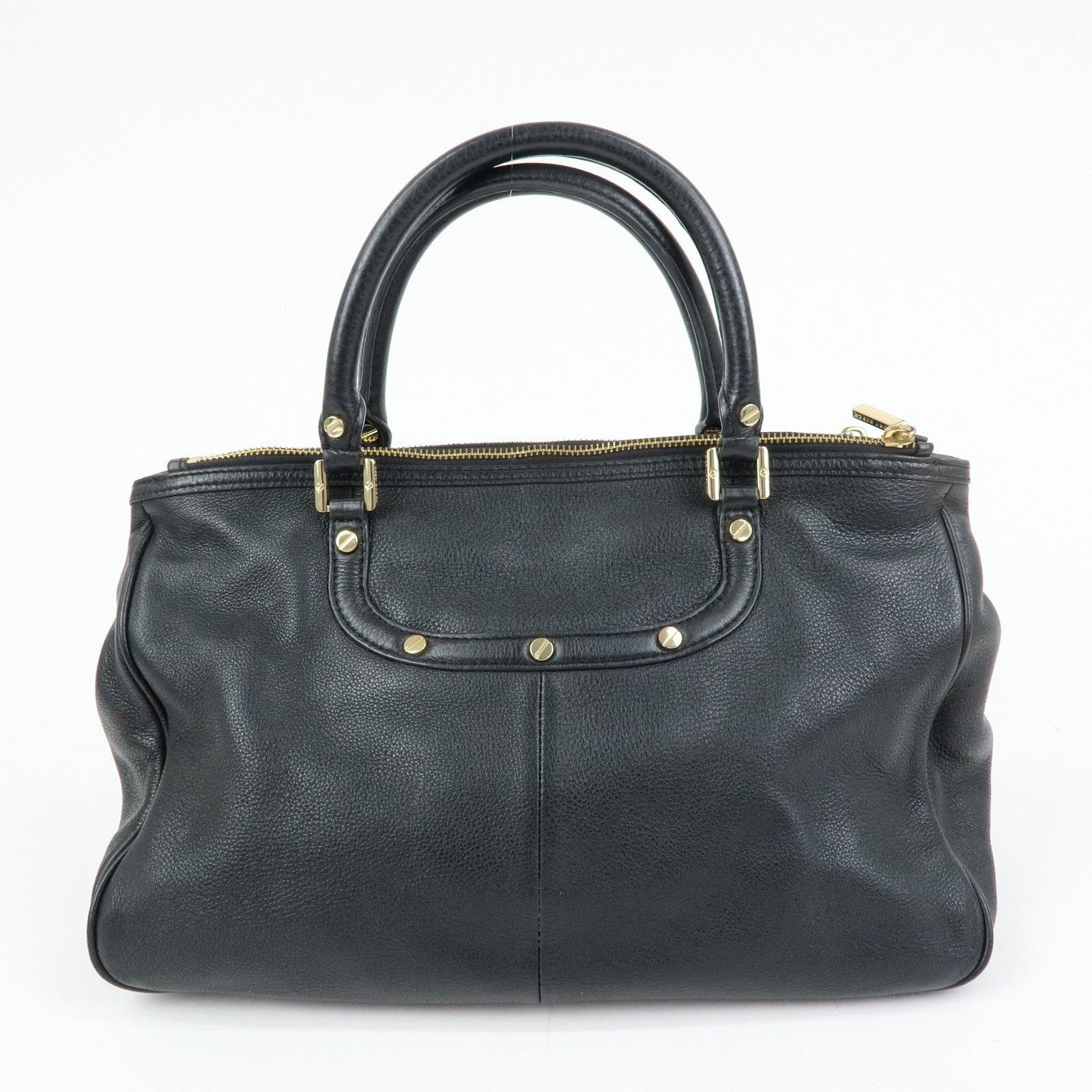 Tory Burch Tory Burch Amanda Leather Satchel Black Size ONE SIZE - 2 Thumbnail