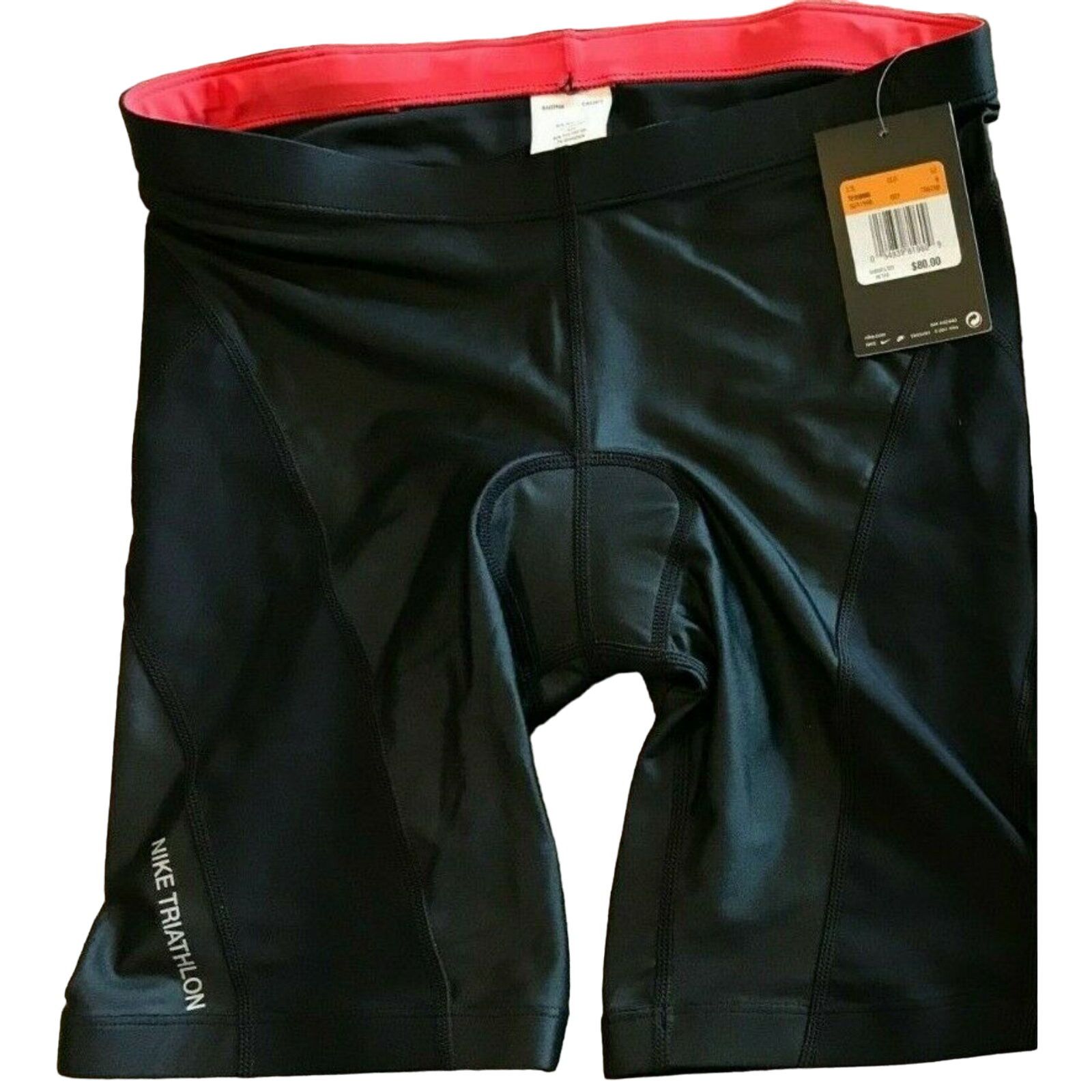 Nike Nike Triathlon Bike Tri Shorts Trunks Solid Black XS $80 Size 25" / US 0 / IT 36 - 2 Thumbnail