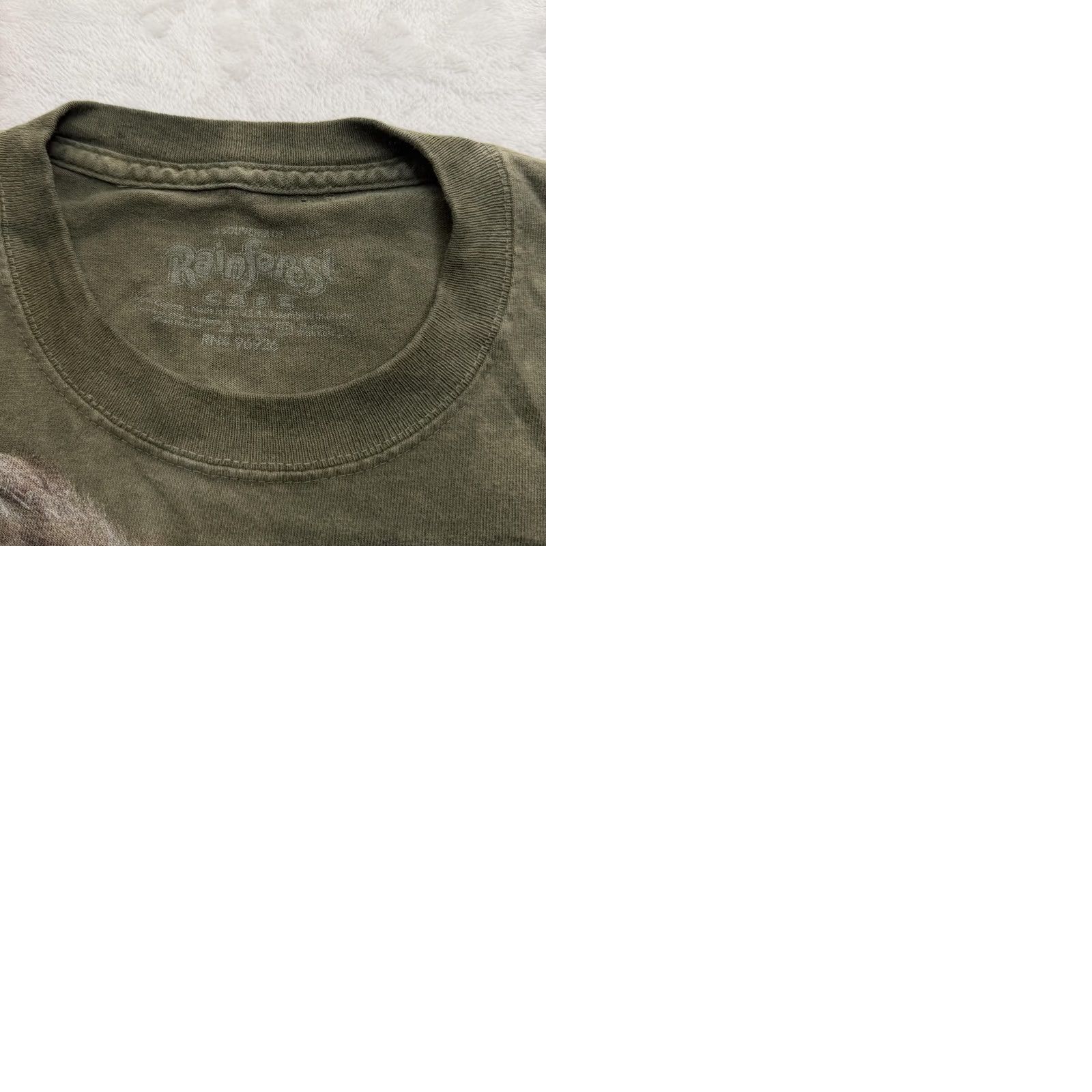 Vintage Rainforest Cafe Shirt Mens Medium Green Tie Dye Lion Rasta Graphic Tee Size US M / EU 48-50 / 2 - 10 Thumbnail