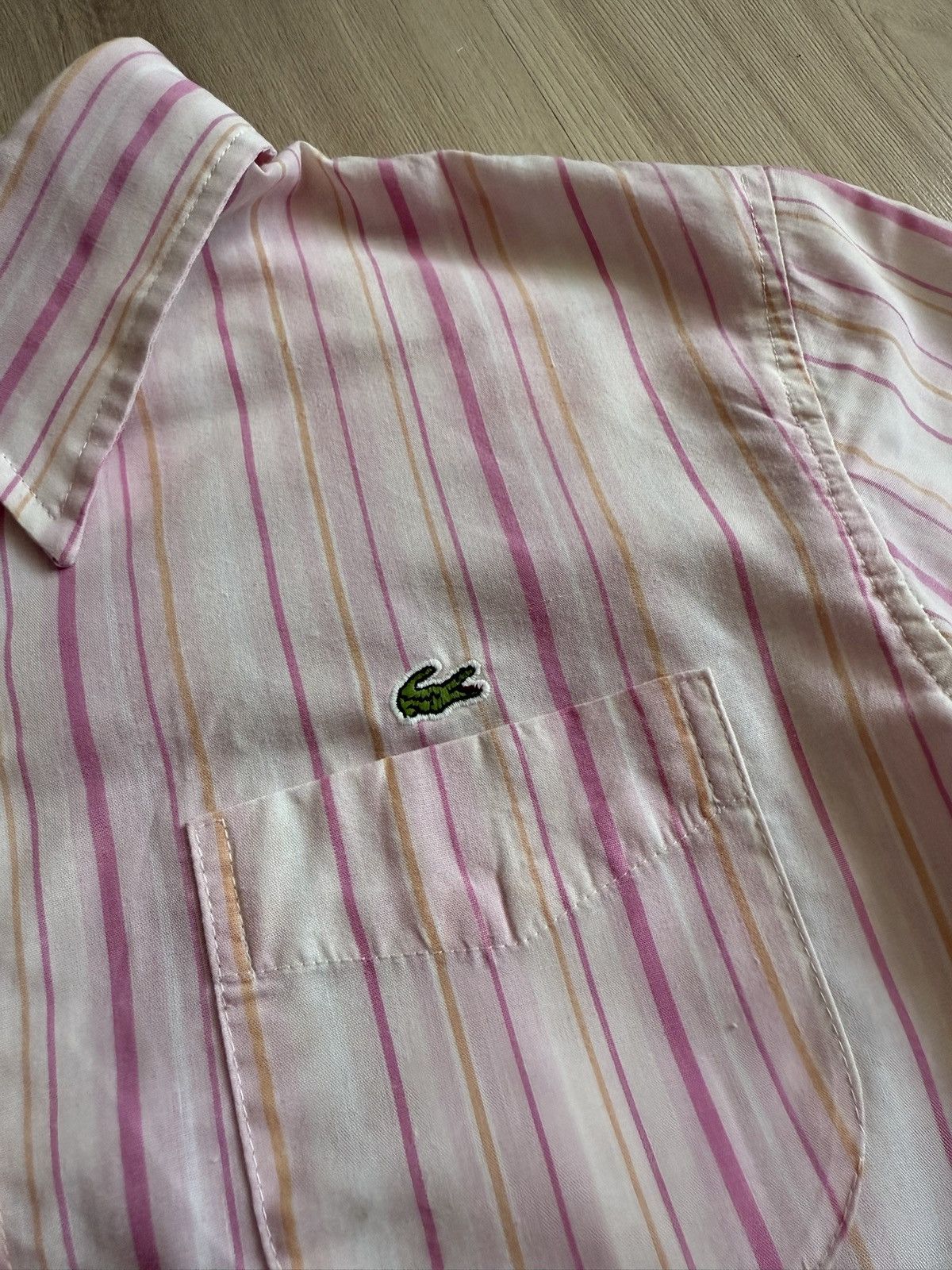 Lacoste Vintage Lacoste Pocket Shirt 90s Size M / US 6-8 / IT 42-44 - 6 Thumbnail