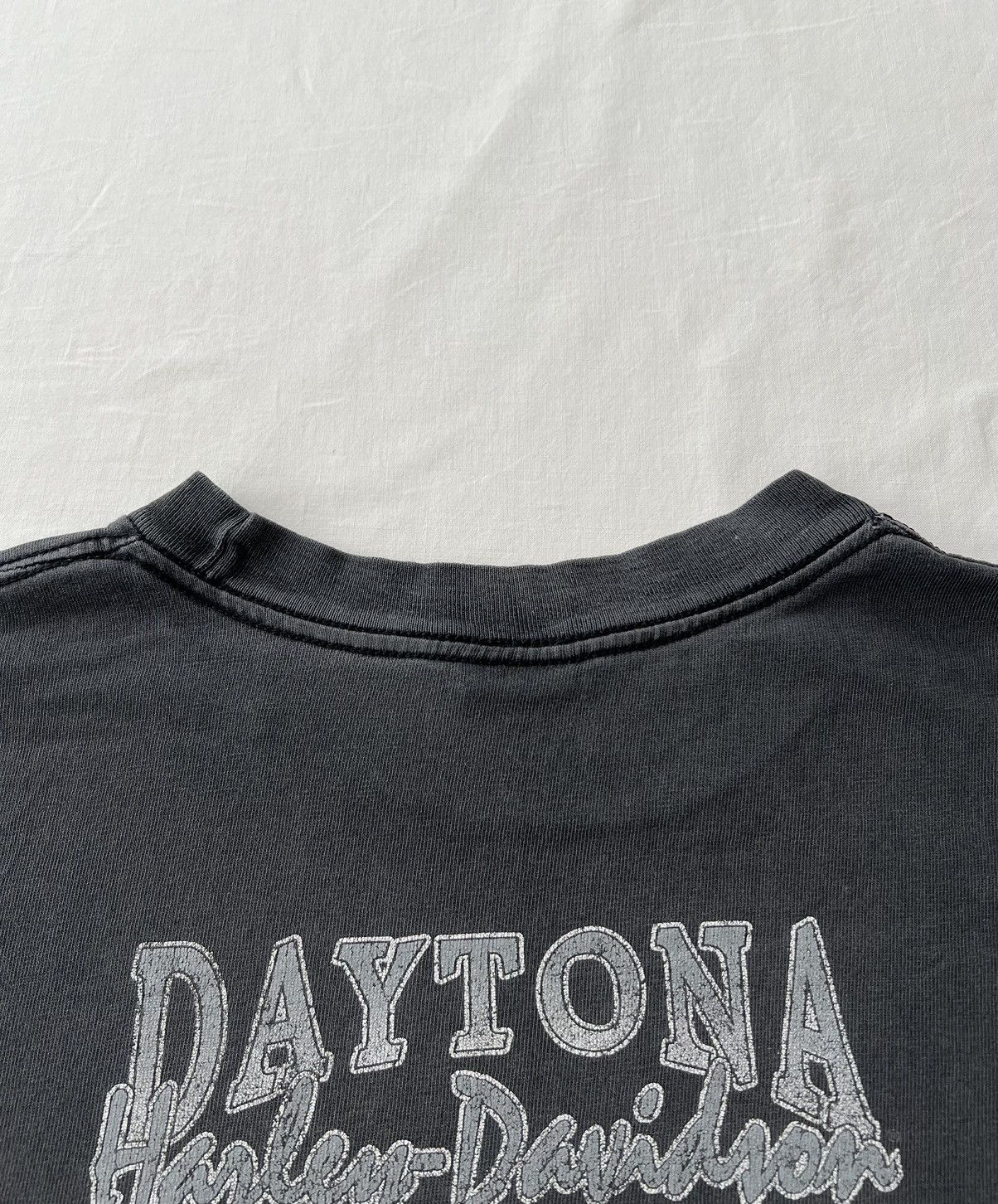 Harley Davidson Vintage 2001 Harley Davidson Fire Horse Flame Daytona Tshirt Size US M / EU 48-50 / 2 - 19 Thumbnail