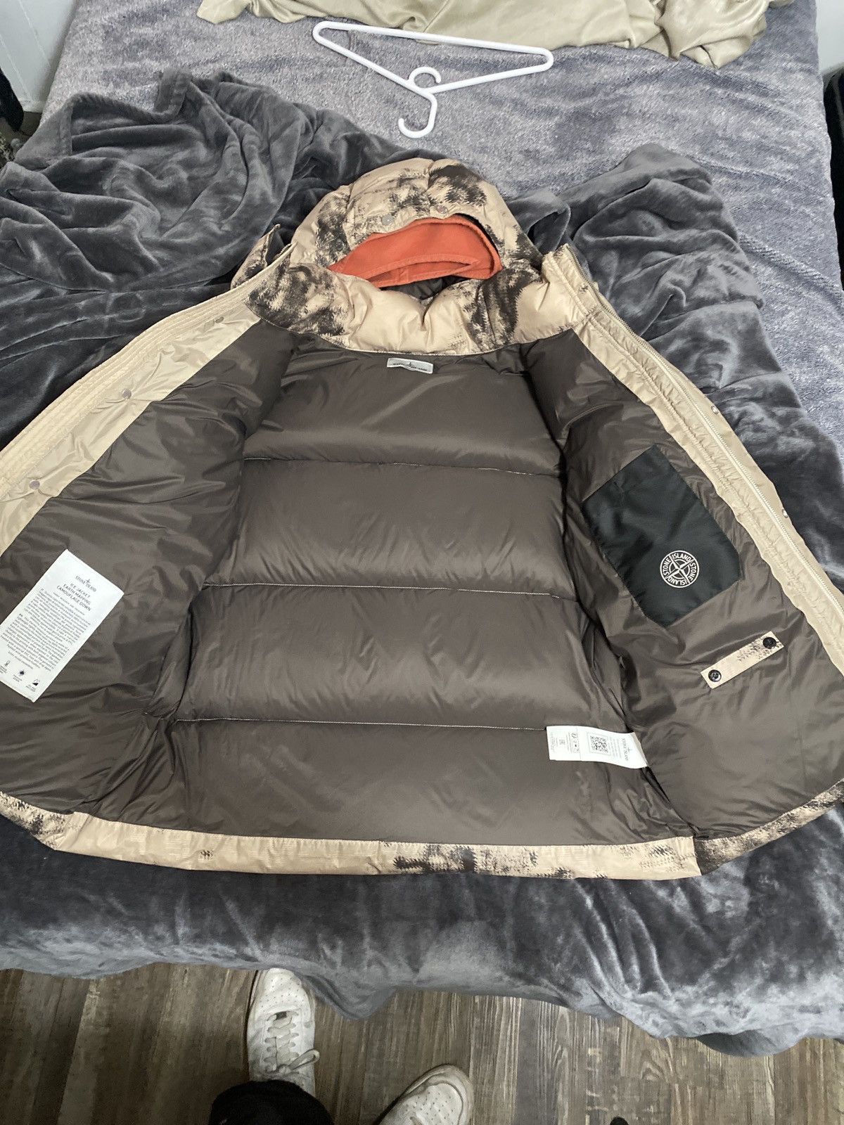 Stone Island Stone Island Termo Reactive Down Jacket Size US XL / EU 56 / 4 - 4 Thumbnail