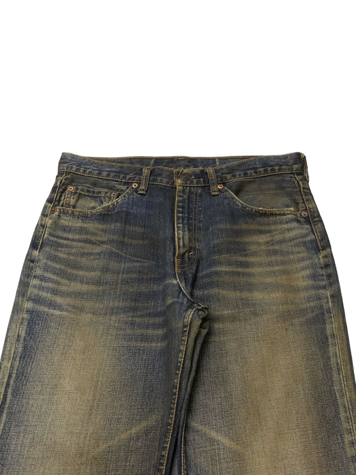 Levi's × Vintage Vintage Levis 517 - 03 Mud Wash Whiskers Flared Jeans Size US 32 / EU 48 - 5 Thumbnail