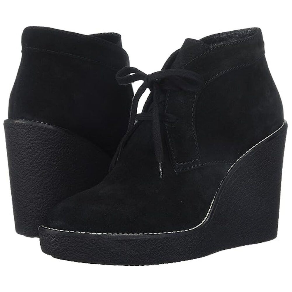 Aquatalia NWT New Aquatalia Vicki Suede Ankle Black Boots Made In Ita Size US 8 / IT 38 - 2 Thumbnail