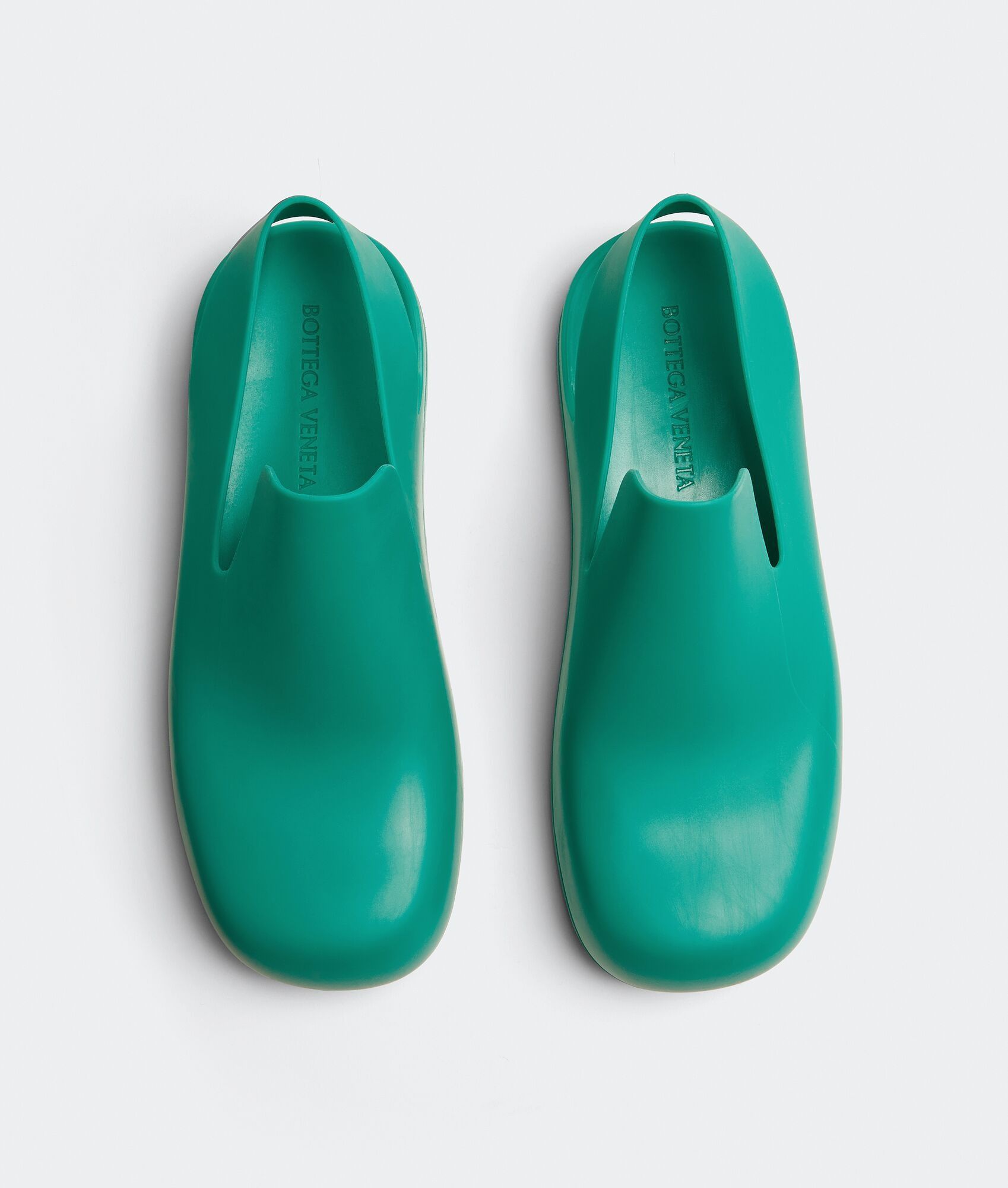 Bottega Veneta o1bcso1str0225 Puddle Sandals in Acid Turquoise Size US 9 / EU 42 - 4 Thumbnail