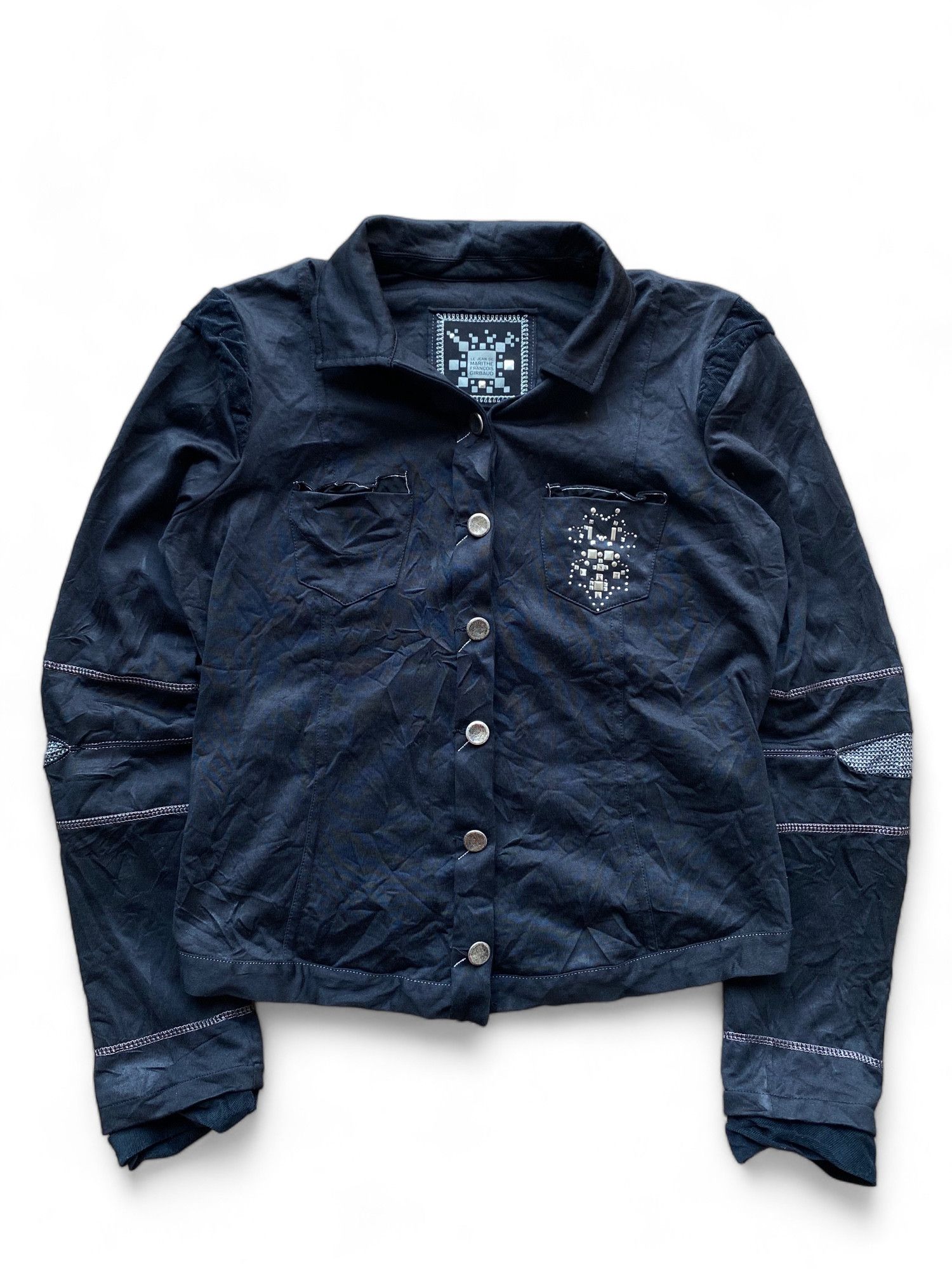 Marithe + Francois Girbaud Vintage Marthe Francois Girbaud denim jacket Size M / US 6-8 / IT 42-44 - 1 Thumbnail