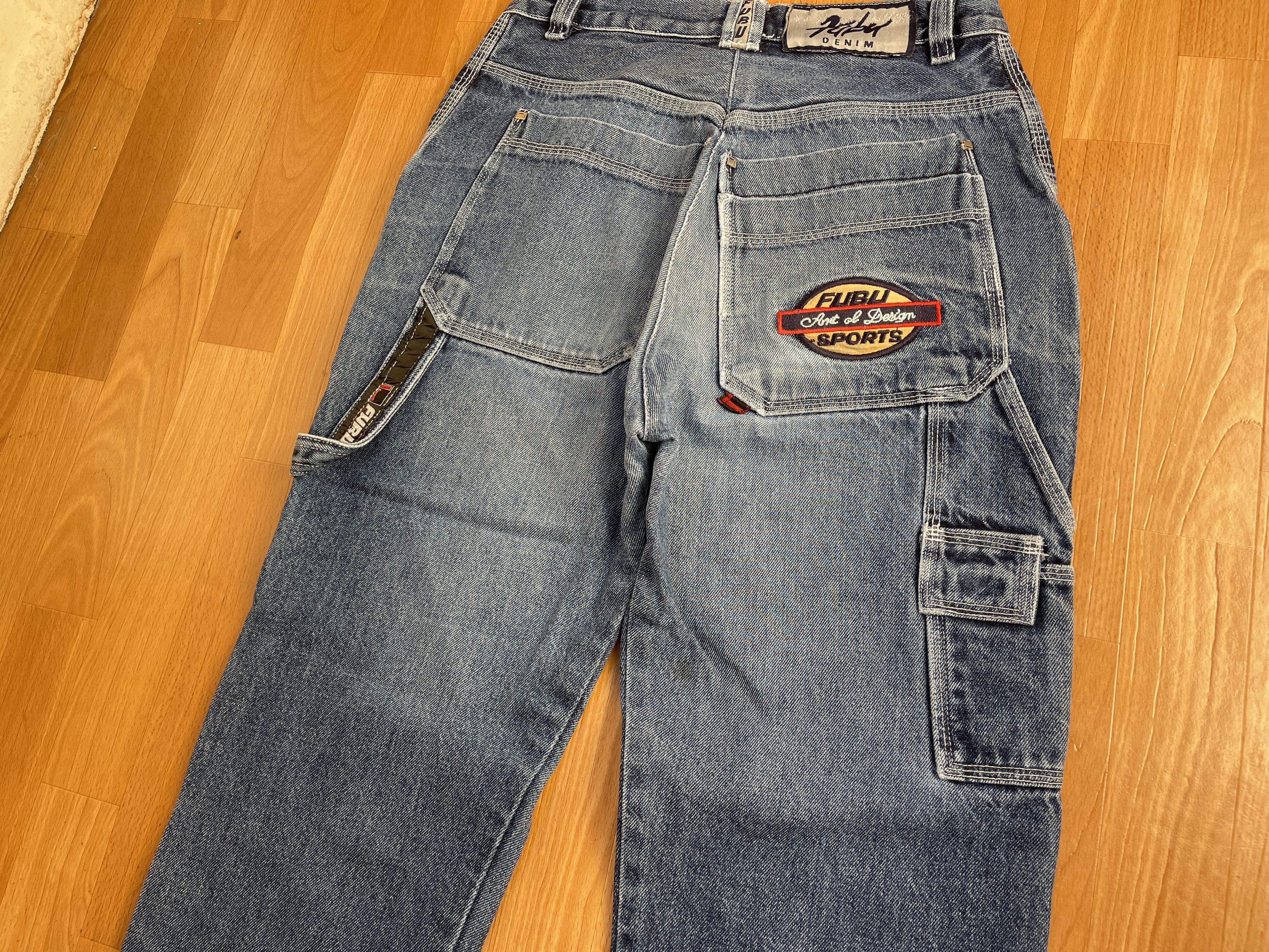 Fubu FUBU jeans, vintage baggy jeans, 90s hip hop skater Y2K 30 Size US 30 / EU 46 - 5 Thumbnail