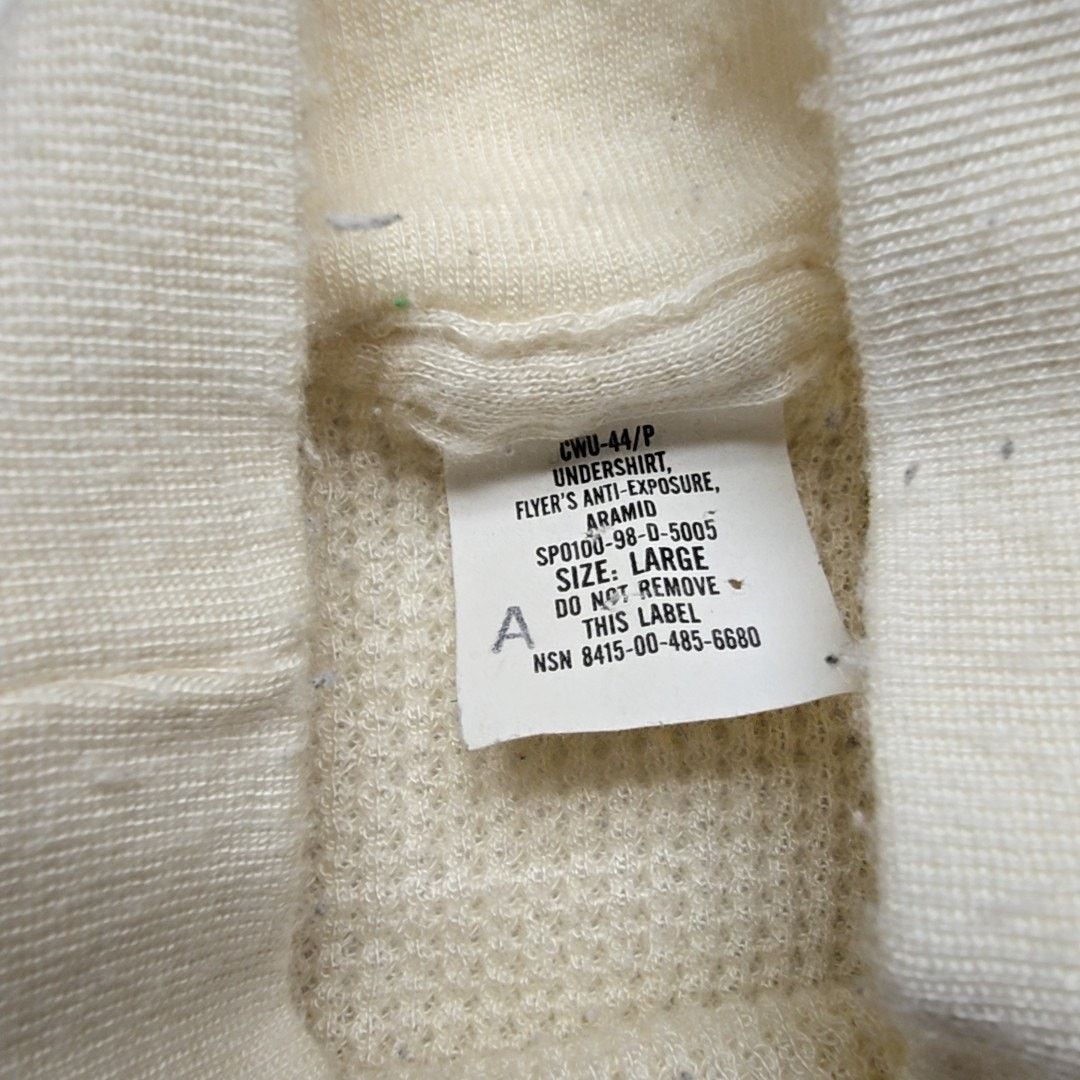 Vintage Vintage CWU-44/P Flyers Cream L Premium Soft Waffle Knit Size US L / EU 52-54 / 3 - 7 Thumbnail