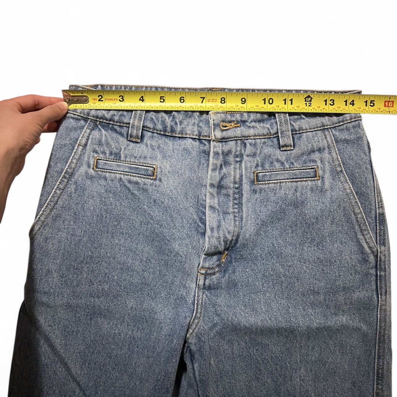 Loewe LOEWE High-Waisted Straight-Leg Jeans – Size 34 Size 25" / US 0 / IT 36 - 6 Thumbnail