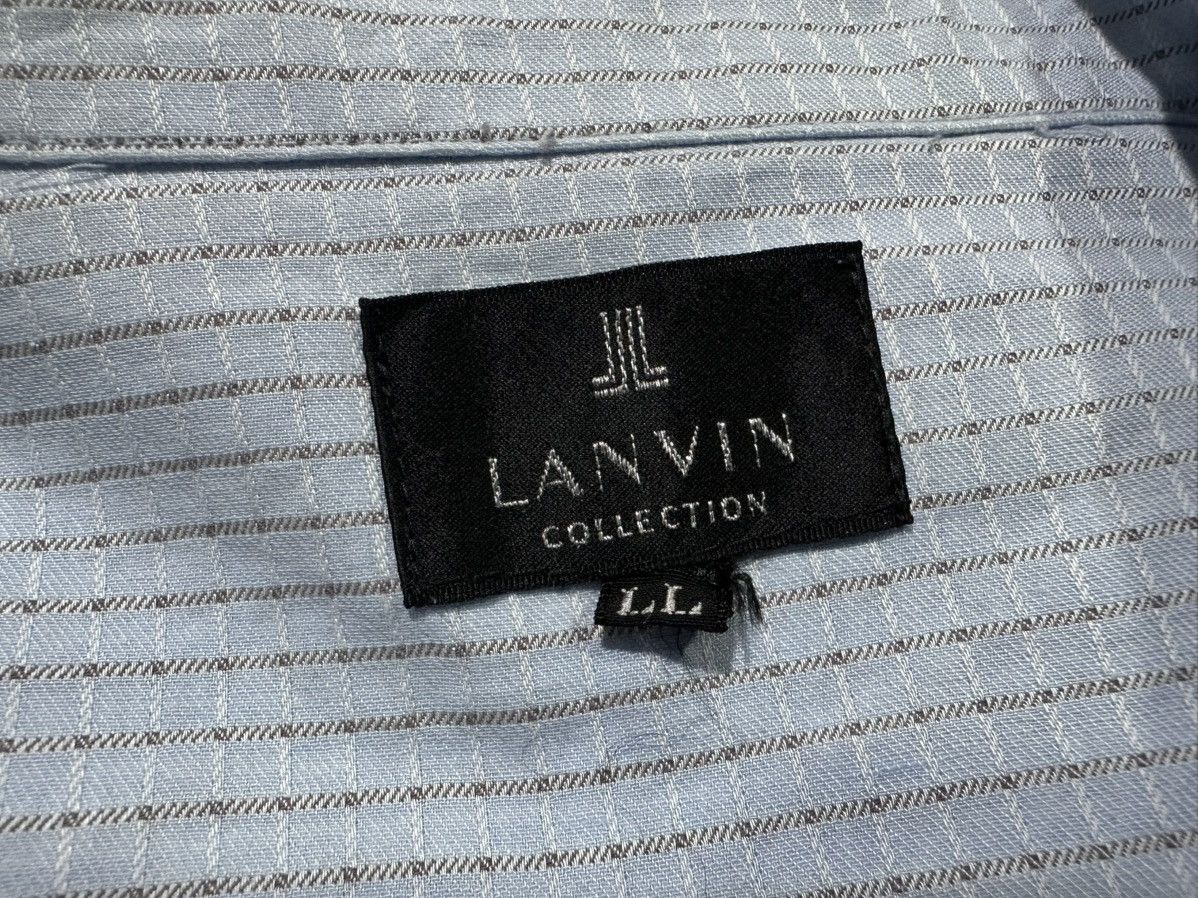Lanvin 🔥Vintage Lanvin Striped Shirt Long Sleeve Size US L / EU 52-54 / 3 - 6 Thumbnail