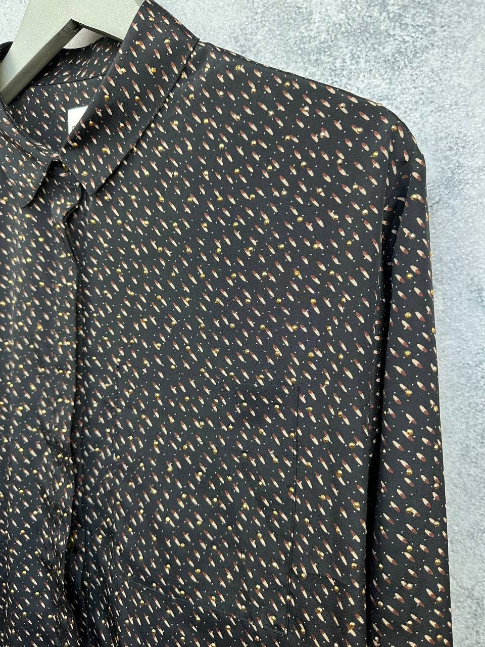 Reiss Reiss Muriel Shirt Button-Up Rhinestone Zip Sleeve Blouse Size S / US 4 / IT 40 - 5 Thumbnail