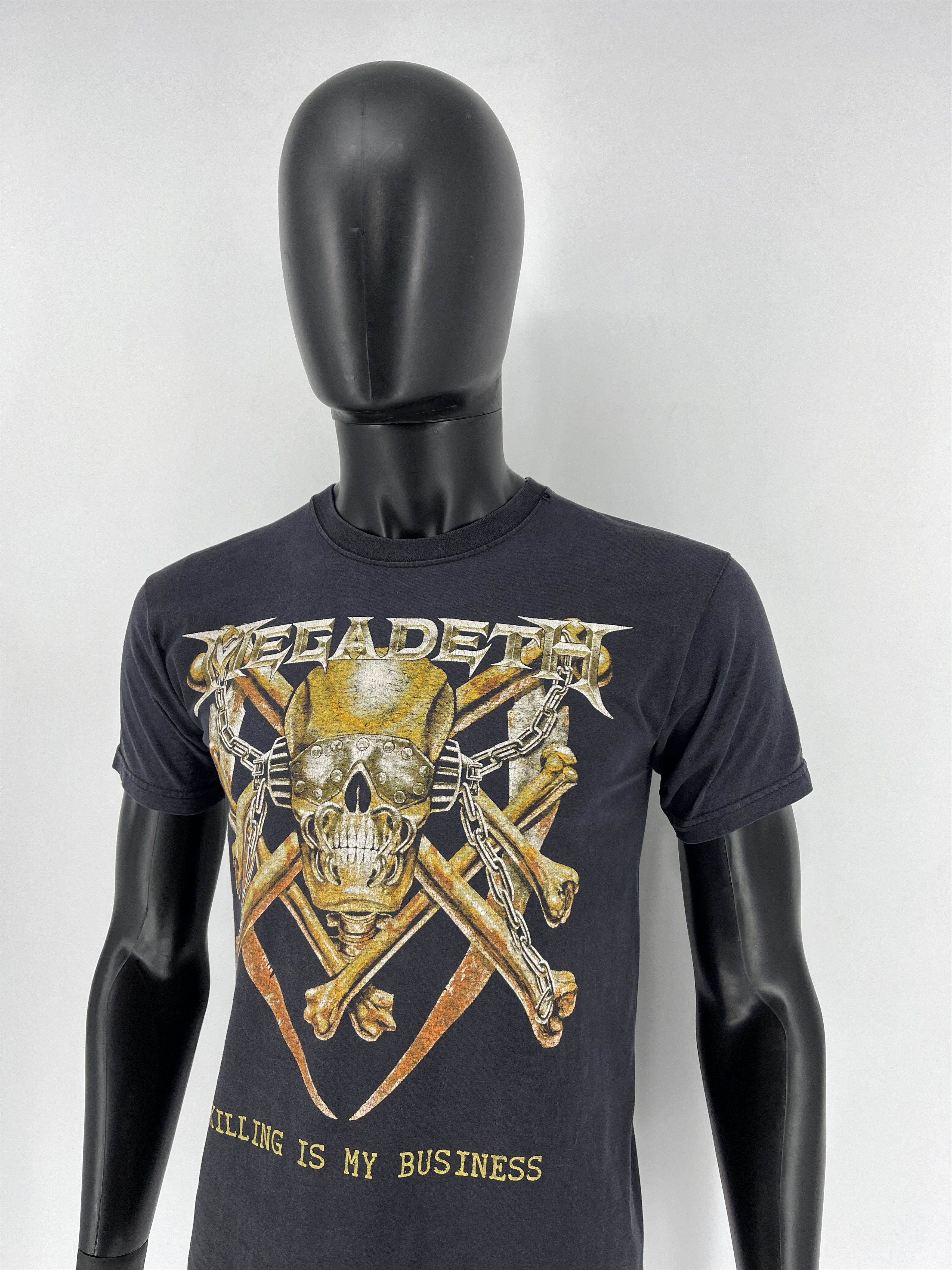 Band Tees × Vintage Vintage Y2K MEGADETH Band Rock Tee Horror Skull Screamer 90s Size US S / EU 44-46 / 1 - 4 Thumbnail