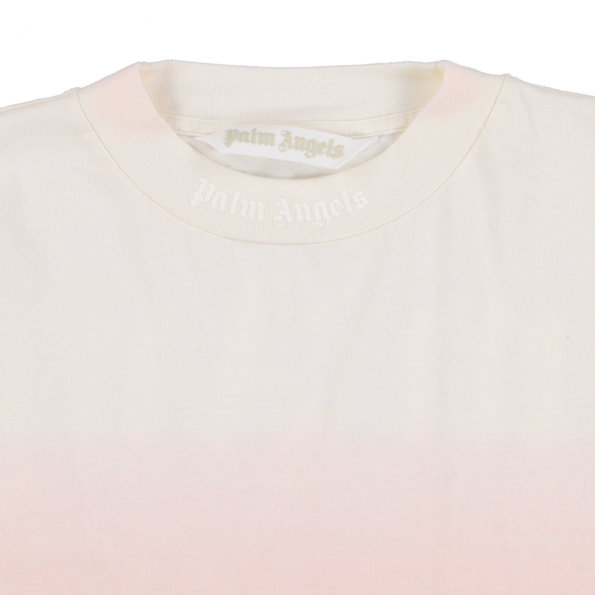 Palm Angels Pink Gradient Back Logo Oversized T-Shirt Size XXS / US 00 / IT 34 - 6 Thumbnail