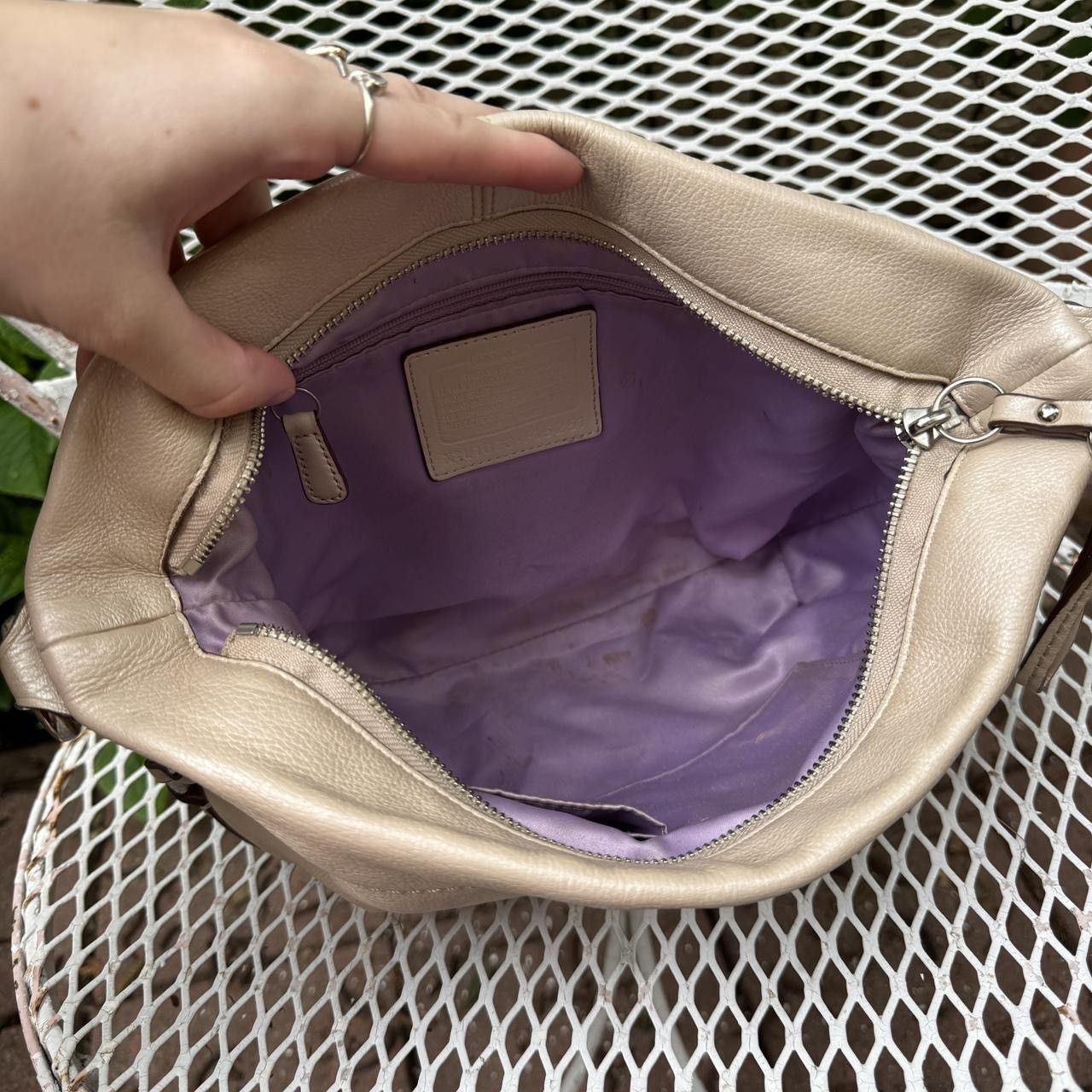 Coach Y2K Champagne Colored Coach Carly Hobo Bag Size ONE SIZE - 6 Thumbnail