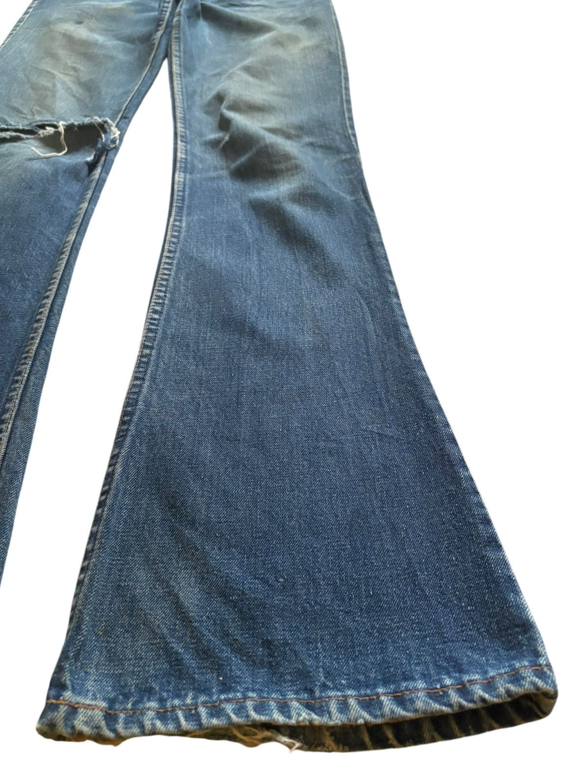 Levi's Vintage 80s Levis Orange Tab Flare Jeans Button #16 Size US 31 - 7 Thumbnail