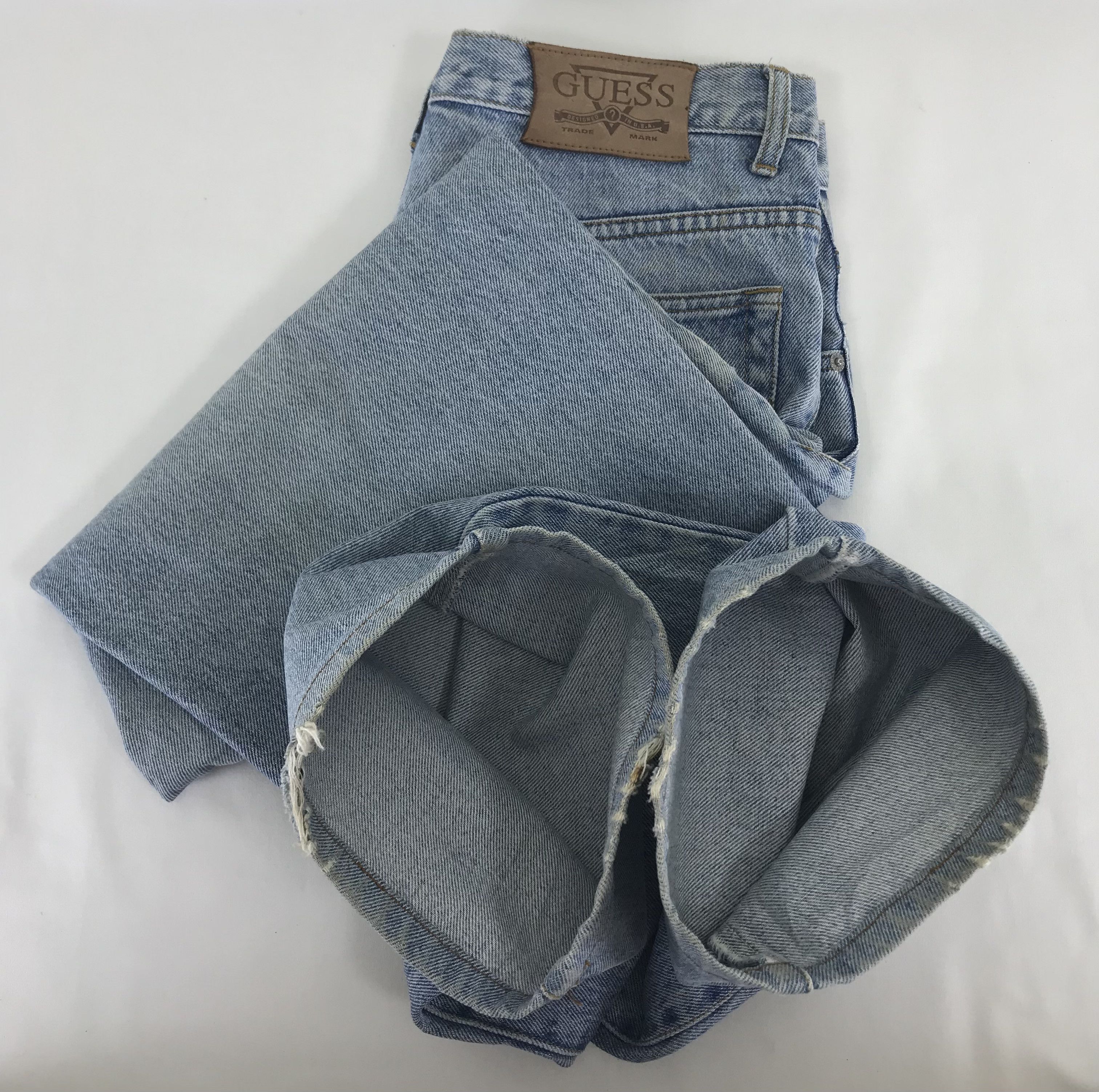 Guess Vintage Guess Blue Wash Jeans Size US 33 - 12 Thumbnail