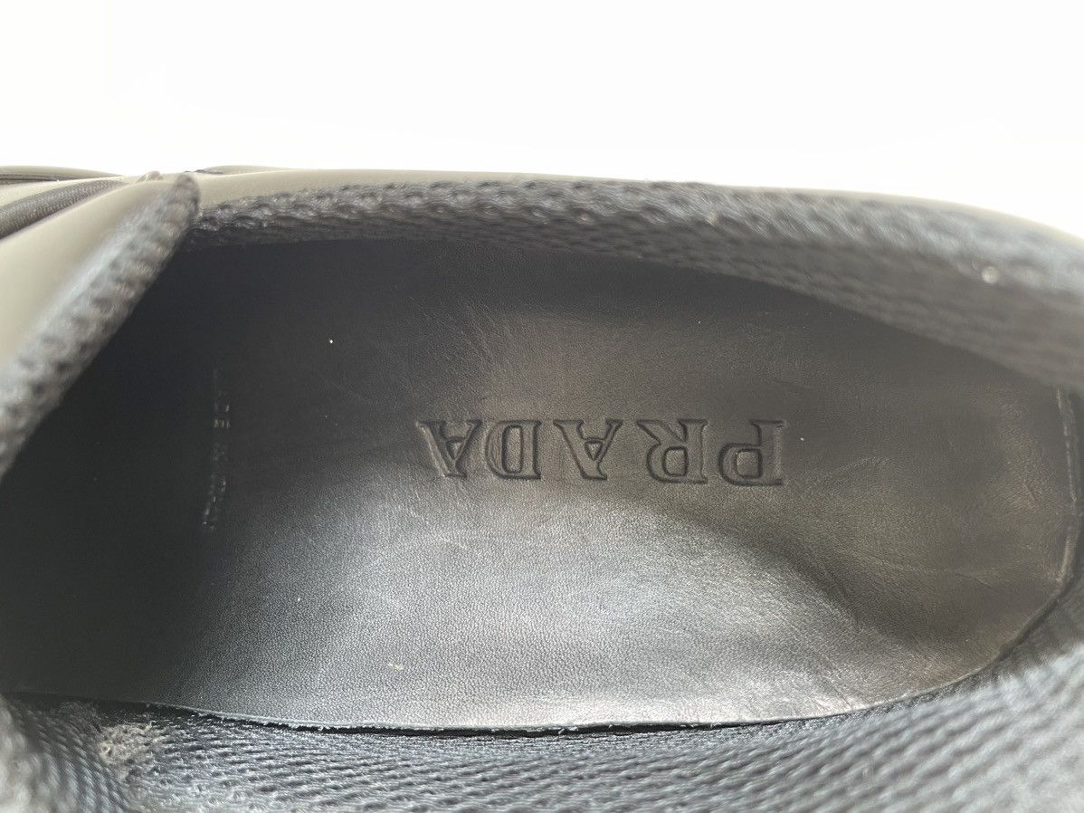 Prada Black Leather ‘Bunjee Cord’ Loafers Size US 9 / EU 42 - 7 Thumbnail