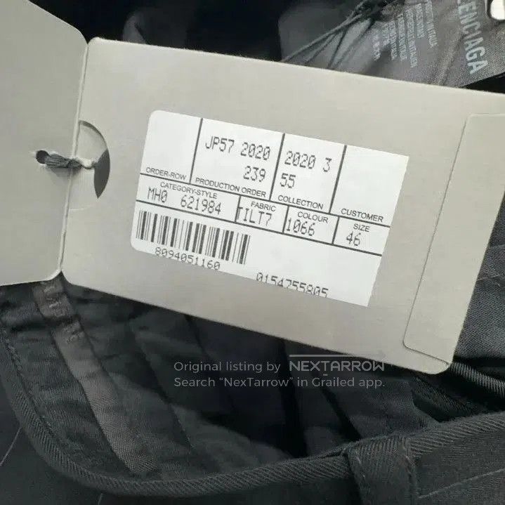 Balenciaga THOM BROWNE Striped Casual Pants for Men. Size US 44 / EU 60 - 2 Thumbnail