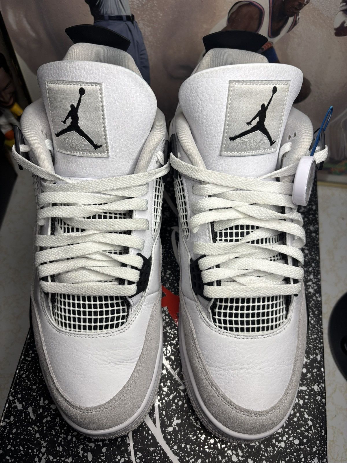 Jordan Brand Jordan Retro 4 ‘Military black’ Size US 13 / EU 46 - 2 Thumbnail