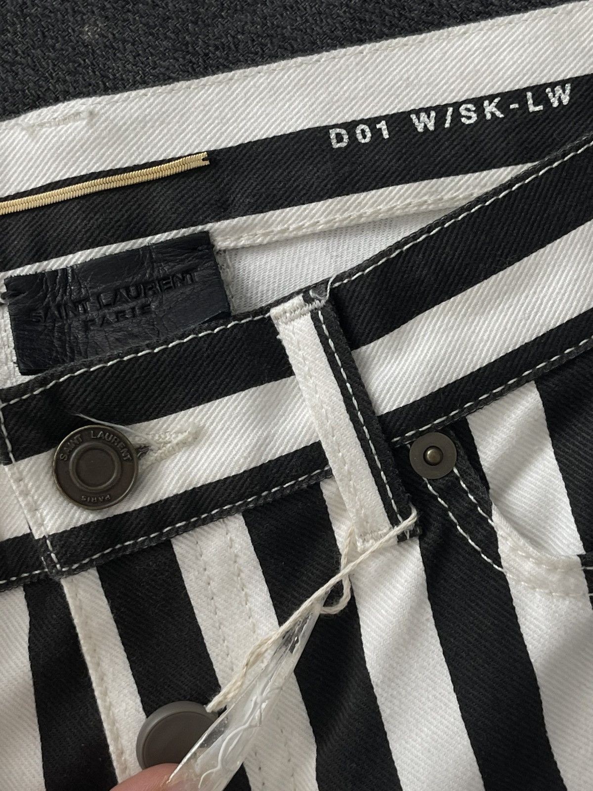 Yves Saint Laurent SAINT LAURENT Skinny Jeans Size 24" / US 00 / IT 34 - 3 Thumbnail
