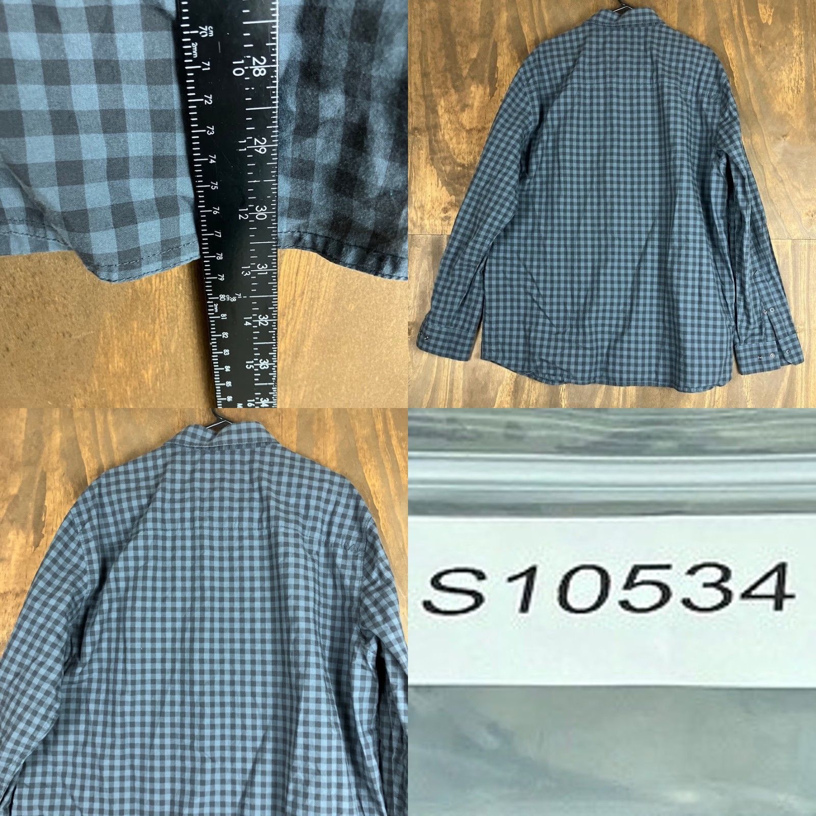 Vintage 5.11 Tactical Mens Shirt Blue Black Plaid Snap Button Down Long Sleeve XL Adult Mens Sh Size US XL / EU 56 / 4 - 8 Thumbnail