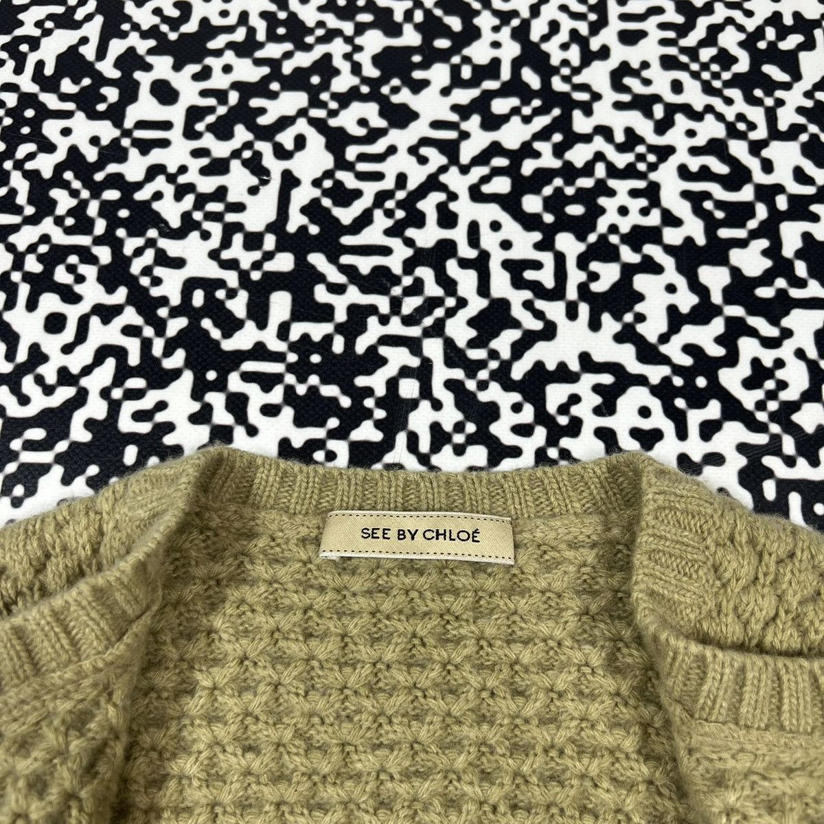 See by Chloe See By Chloe Knitted Wool Cardigan Sweater Y2K Luxury Style Size XS / US 0-2 / IT 36-38 - 12 Thumbnail