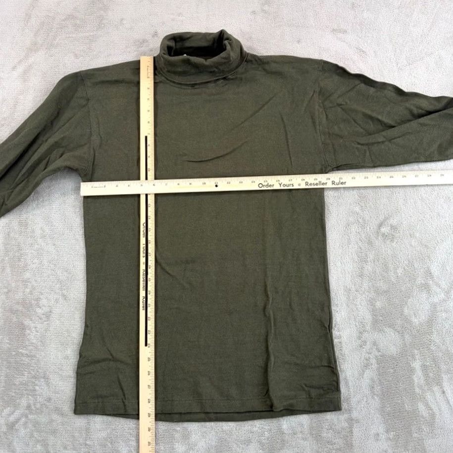 Banana Republic VINTAGE Banana Republic T-Shirt Mens Medium Turtleneck Green 90s Retro Logo Workwear USA NWT Size US M / EU 48-50 / 2 - 6 Thumbnail
