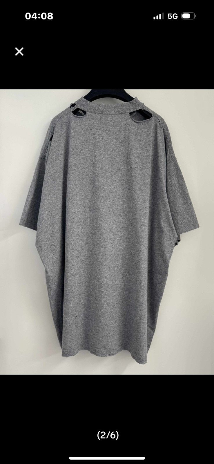 Balenciaga 🇺🇸🇺🇸🇺🇸🇺🇸logo tee Size US XL / EU 56 / 4 - 2 Thumbnail