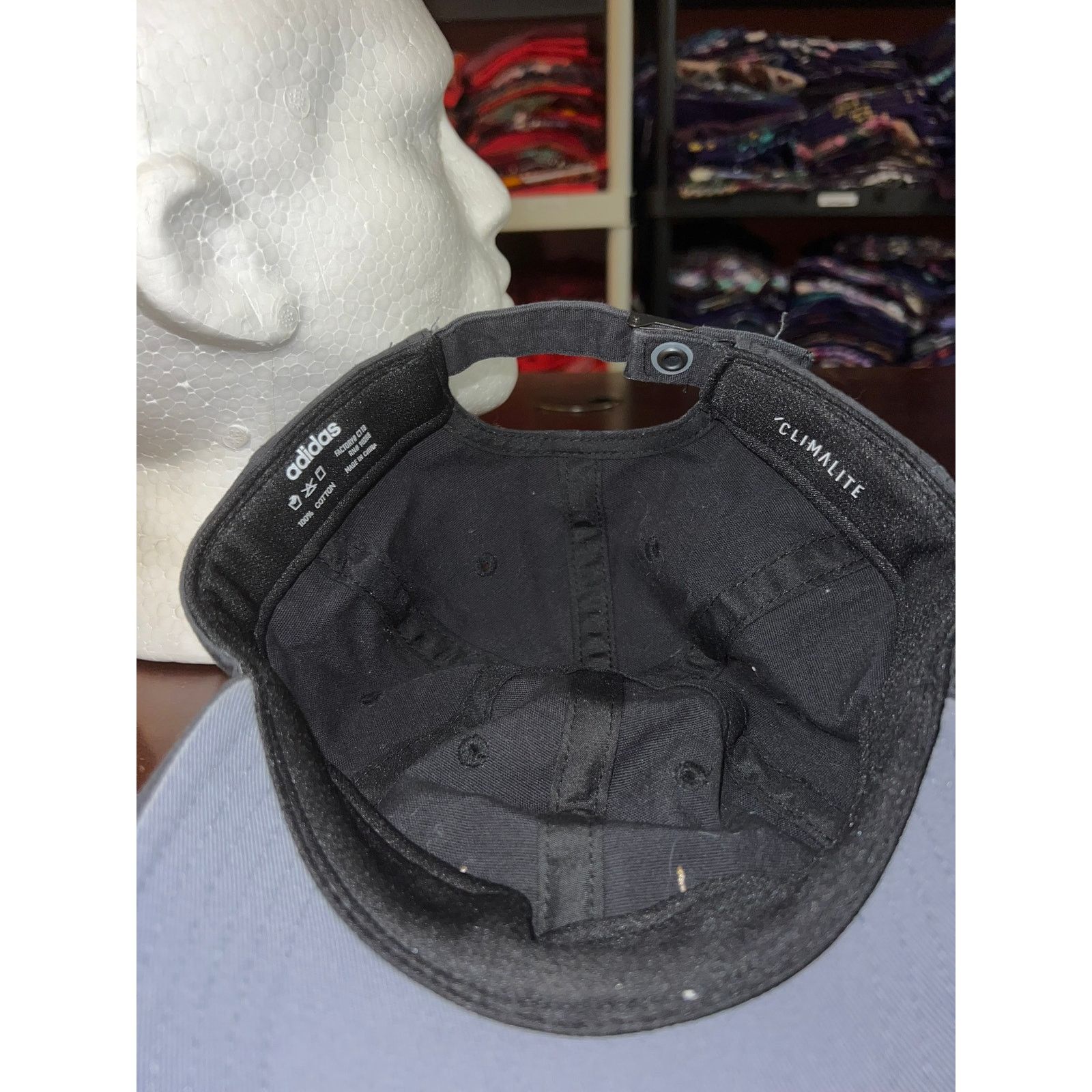 Vintage Womens Adidas Hat Impulse Cap Black Gold Lurex Women Cap OS Size ONE SIZE - 9 Thumbnail