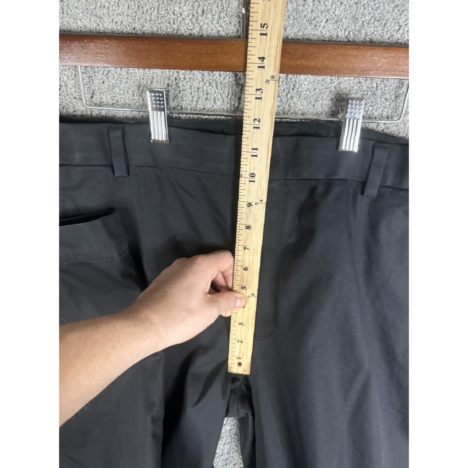 Brooks Brothers Brooks Brothers Clark Fit Advantage Chino Pants Mens 42x30 Black Size US 42 / EU 58 - 7 Thumbnail