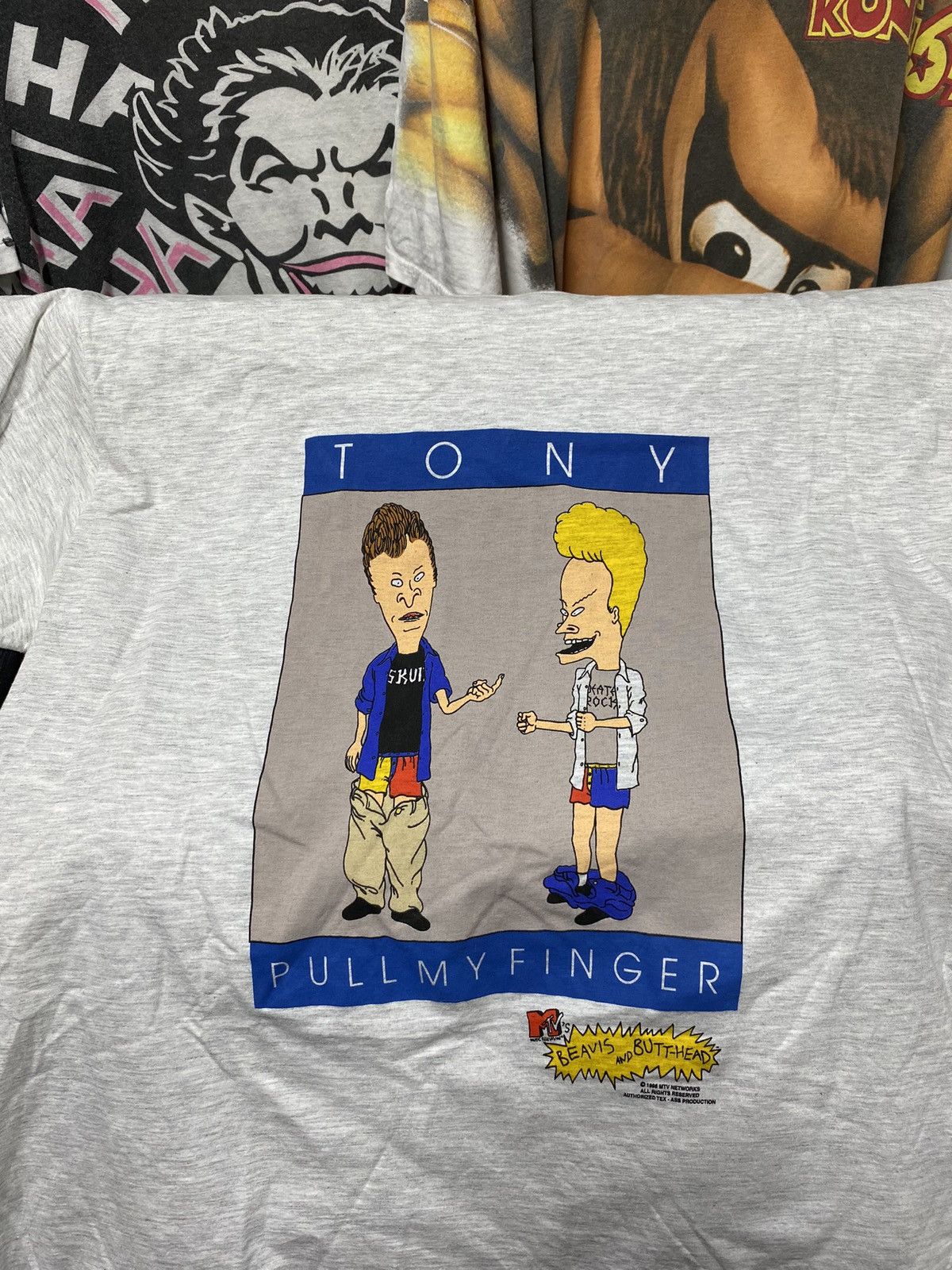 90’s Vintage Beavis and Butthead MTV Tee Shirt XLarge