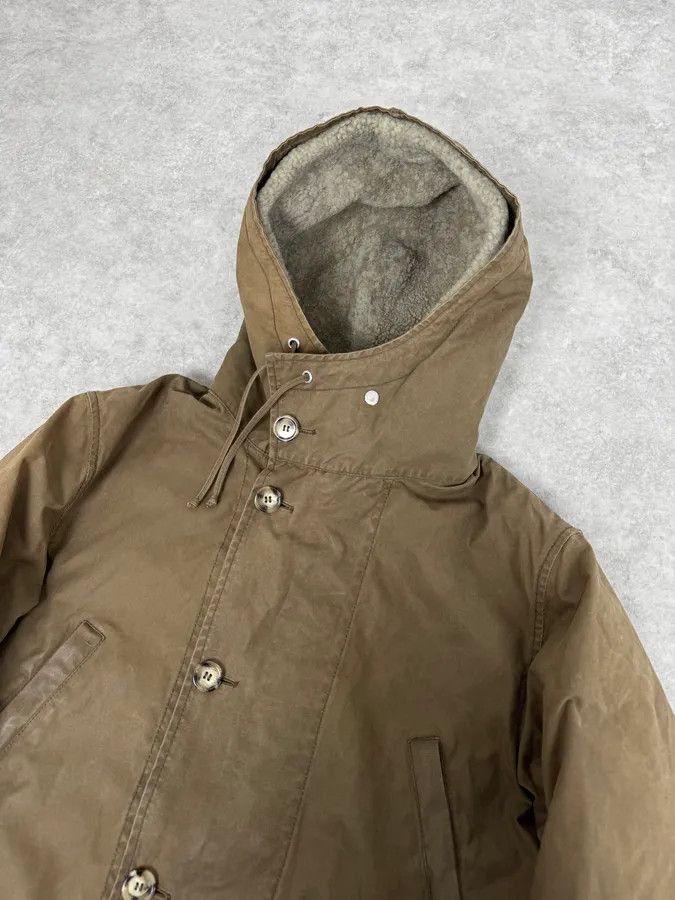 Prada 2000s Prada Khaki Green Long Hooded Coat Size US M / EU 48-50 / 2 - 6 Thumbnail
