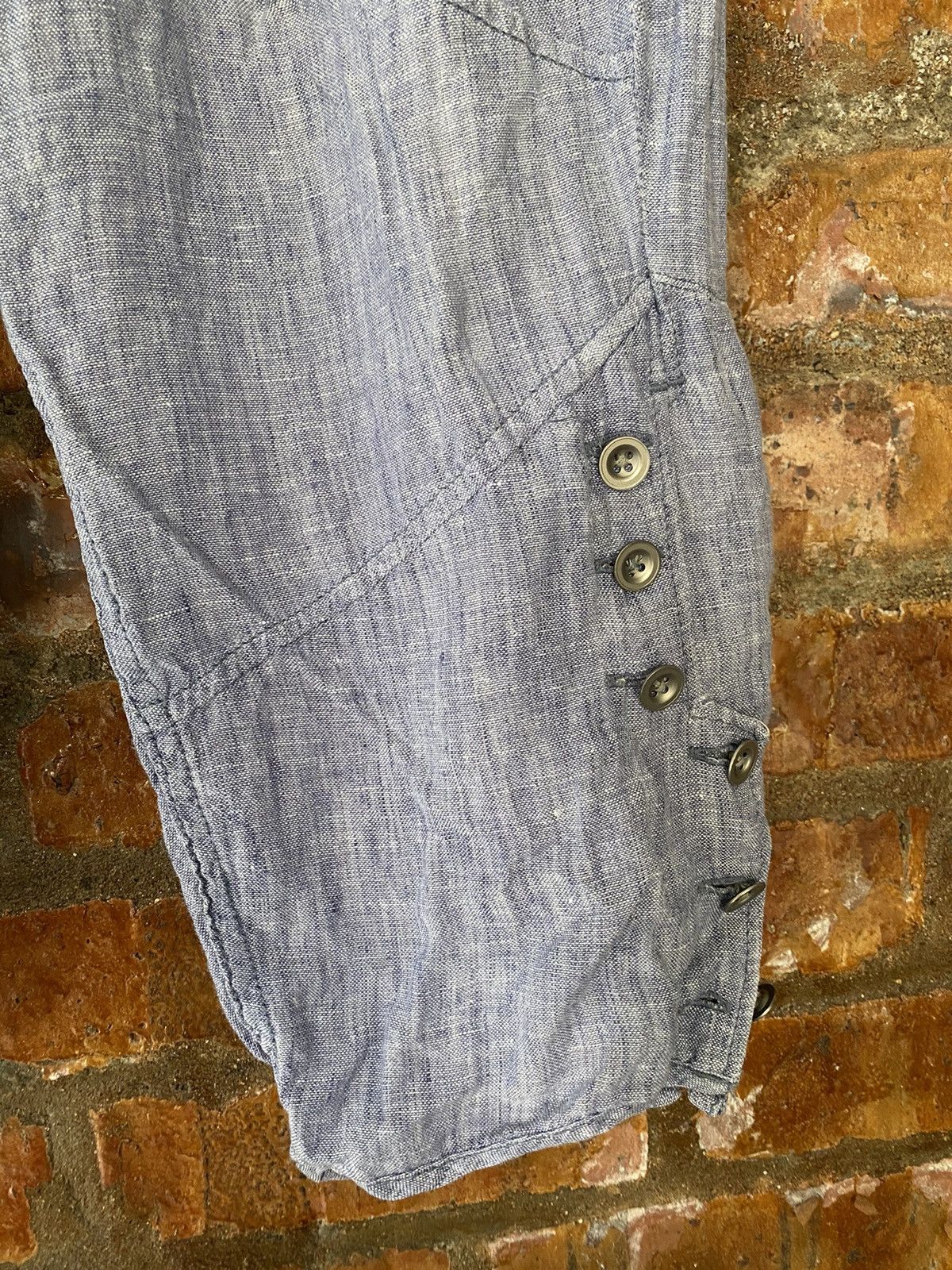 Kapital × Kapital Kountry Vtg Kapital 3/4 linen military pants Size US 32 / EU 48 - 6 Thumbnail