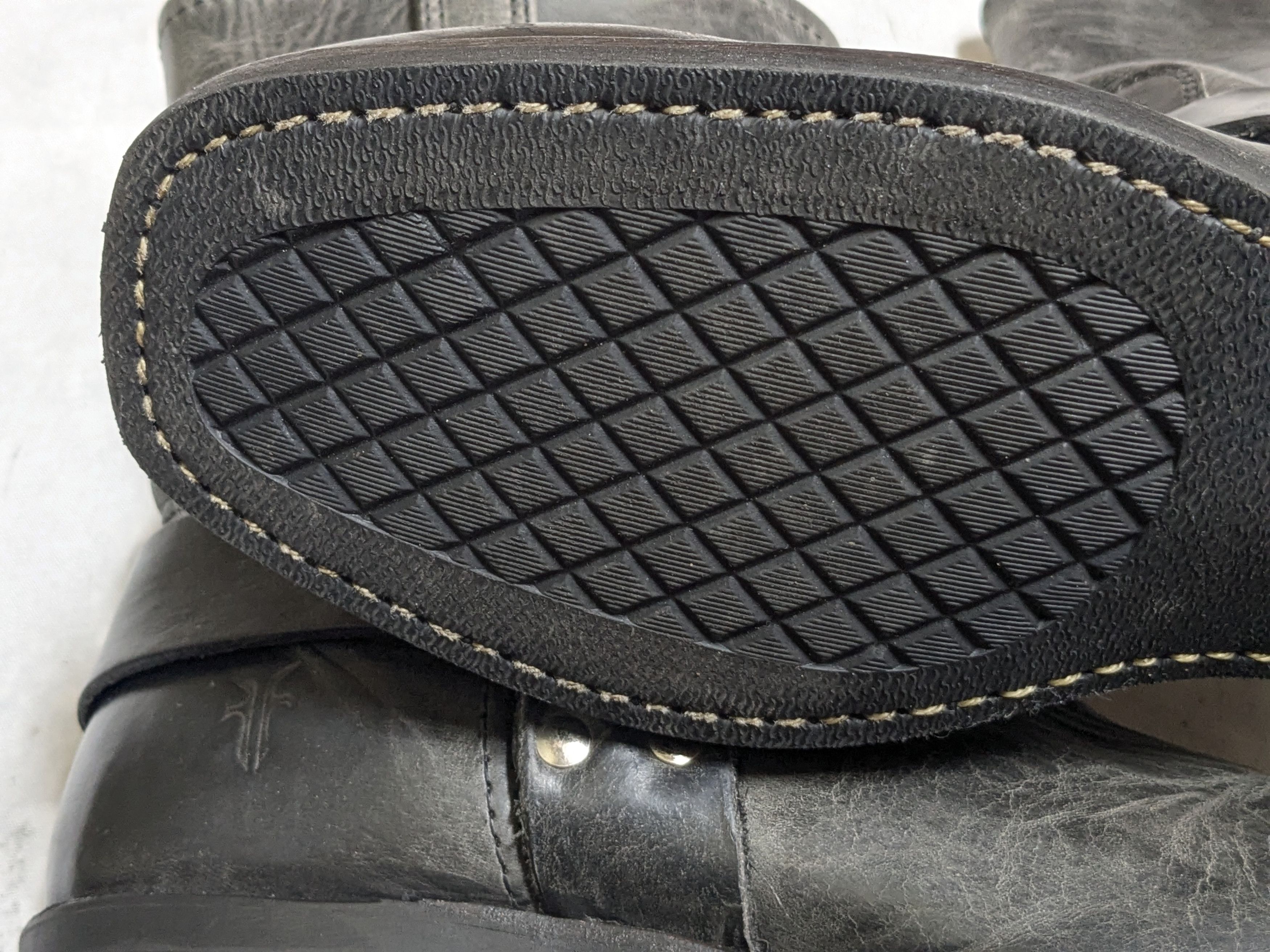 Frye Frye Harness Boots Black Leather 9 M Buckle Size US 9 / EU 42 - 17 Thumbnail