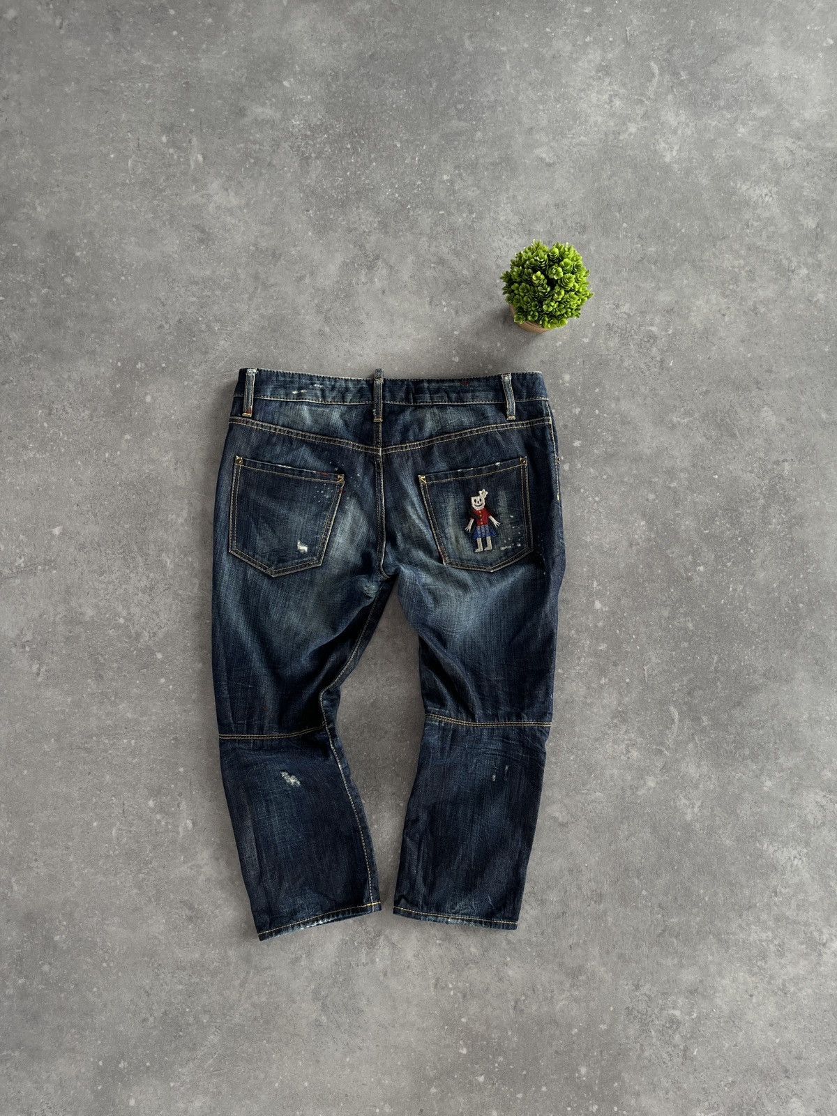 Dsquared2 RARE DSQUARED2 CAPRI JEANS SHORTS with Embroideries Archive Size US 36 / EU 52 - 1 Thumbnail