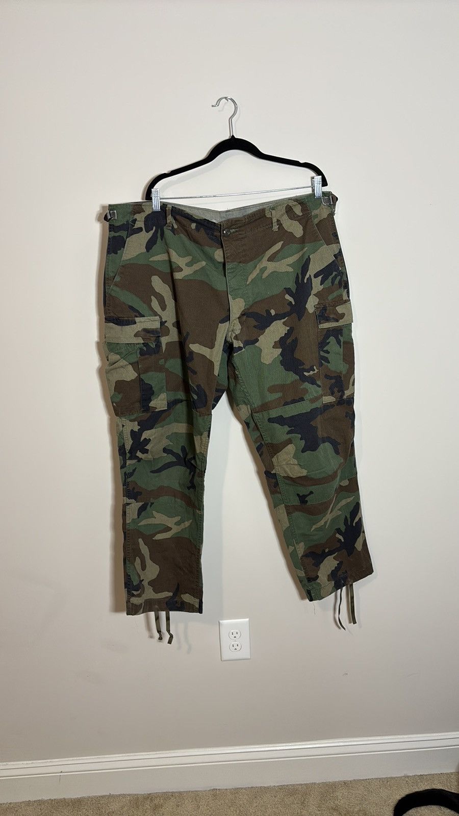 Vintage Vintage Army Camo Fatigue Pants Size US 42 / EU 58 - 1 Thumbnail