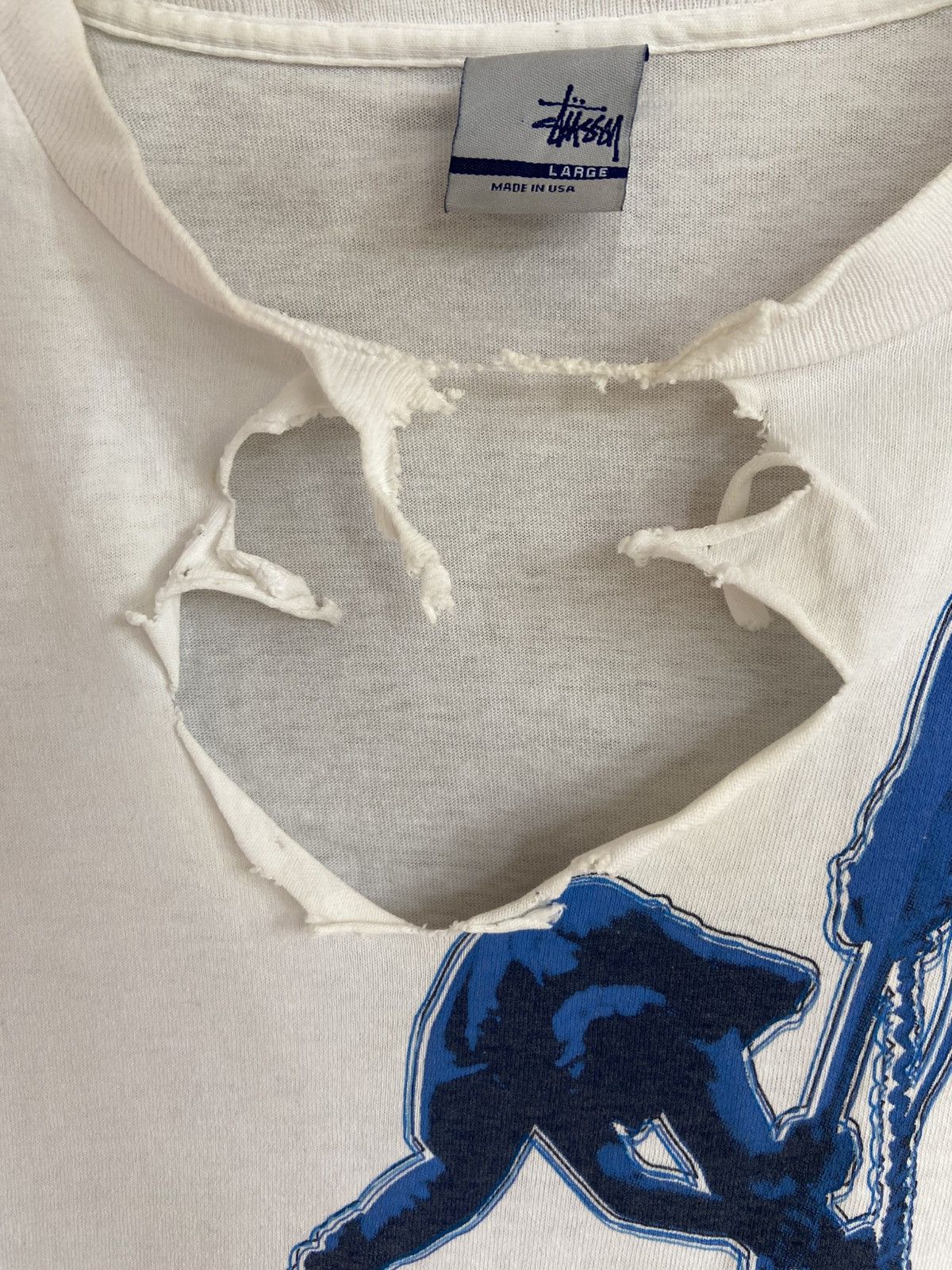 Stussy Vintage Stussy The Clash London Calling Trashed Tee Size US L / EU 52-54 / 3 - 3 Thumbnail