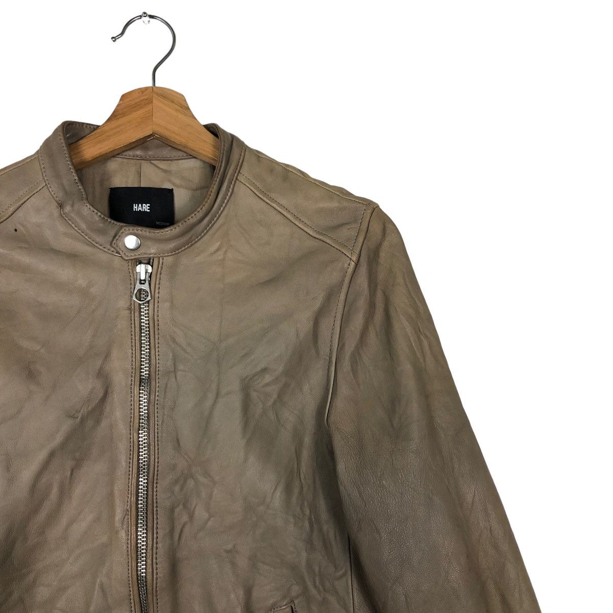 Japanese Brand 🔥Vintage Biker Leather Jacket Hare Japan Issey Miyake Size US M / EU 48-50 / 2 - 5 Thumbnail