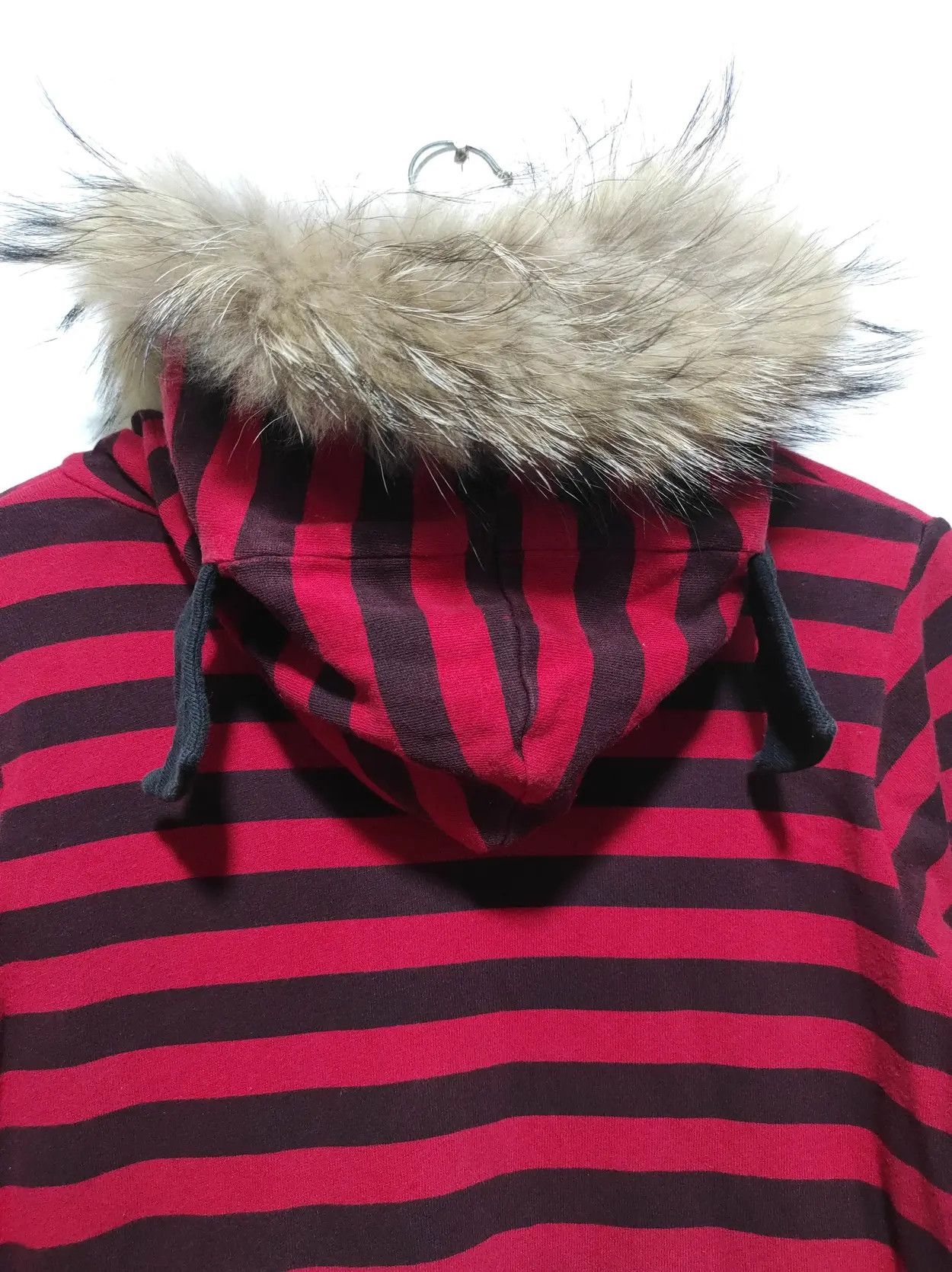 Japanese Brand Head Punk Skull stripe zip fur hoodie ifsix LGB style Size US S / EU 44-46 / 1 - 14 Thumbnail