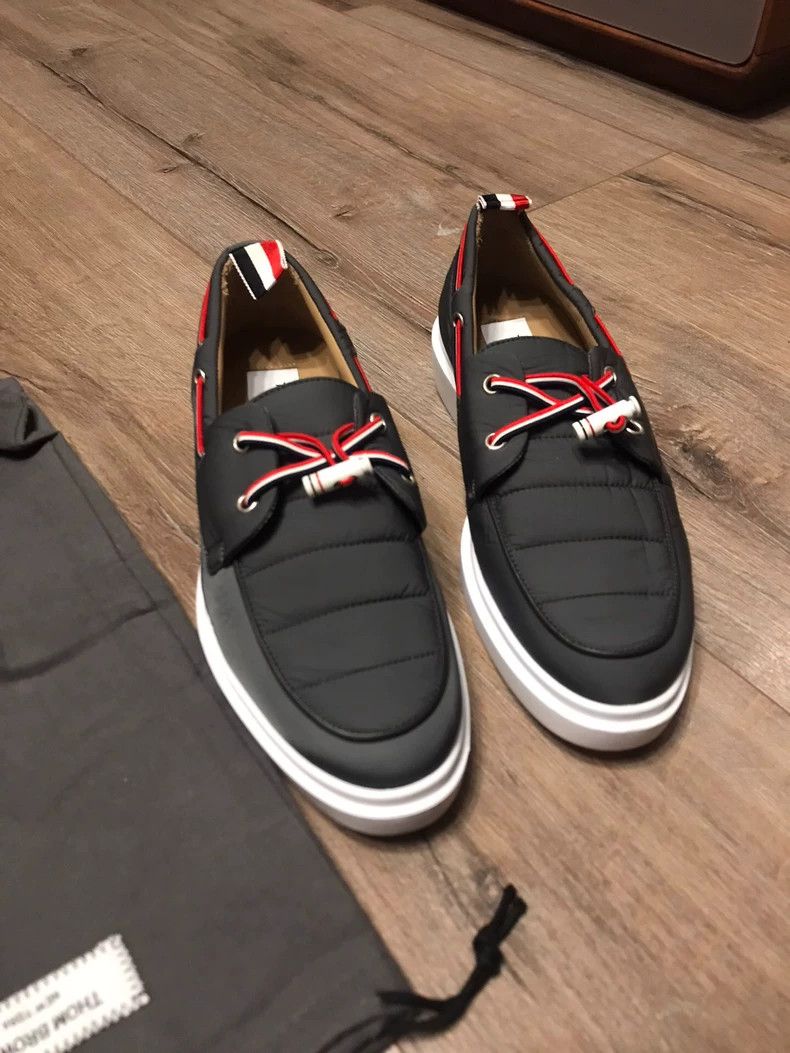 Thom Browne Thom Browne Color strip pull cord design fabric nylon patc Size US 6 / EU 39 - 1 Thumbnail