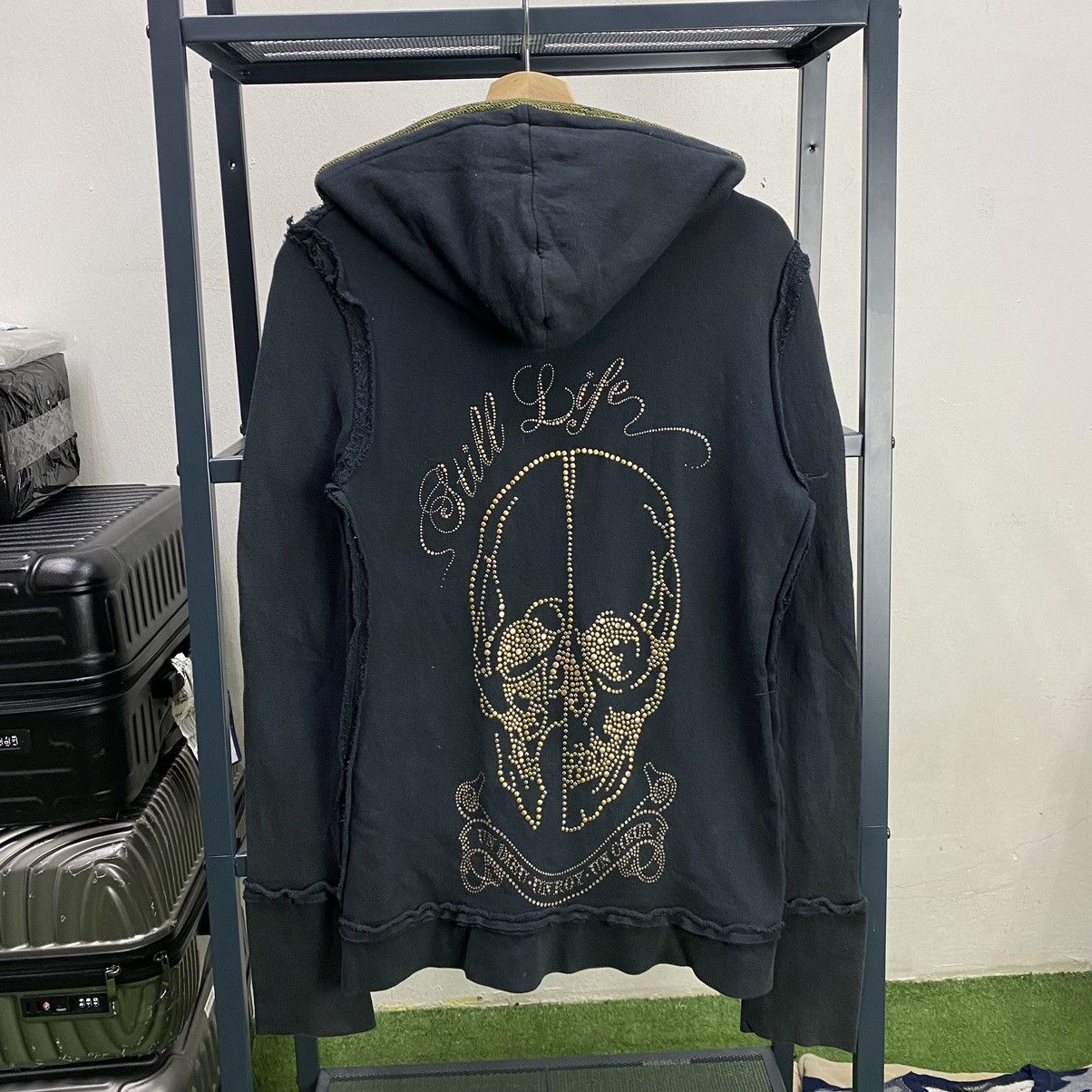 Roen ‼️Rare💢Punk Japanese Brand Skull Stud Hoodie Sweatshirt Size S / US 4 / IT 40 - 1 Thumbnail