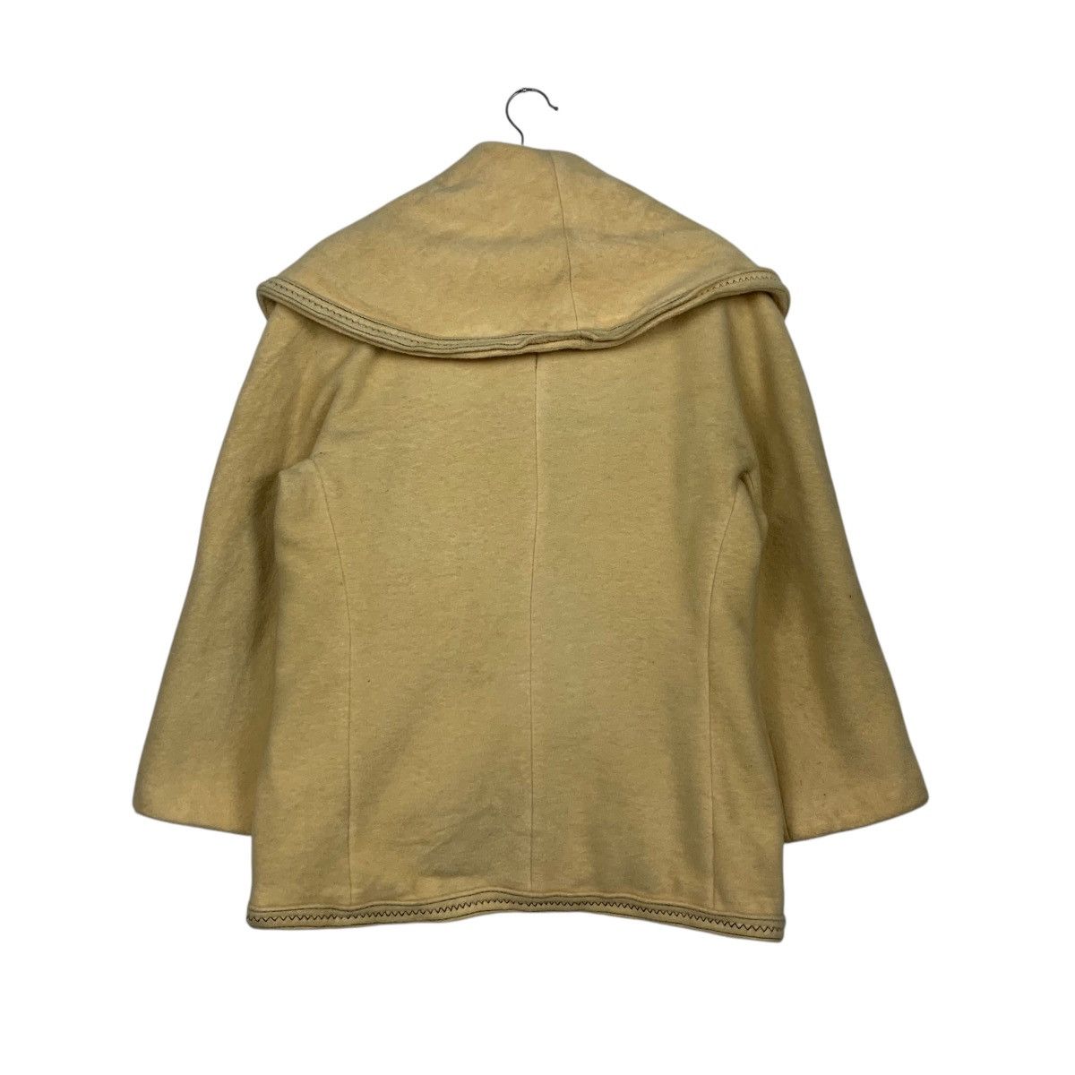 Krizia Uomo Vintage 90's KRIZIA Asymmetrical Wool Jacket #2874-C130 Size M / US 6-8 / IT 42-44 - 19 Thumbnail