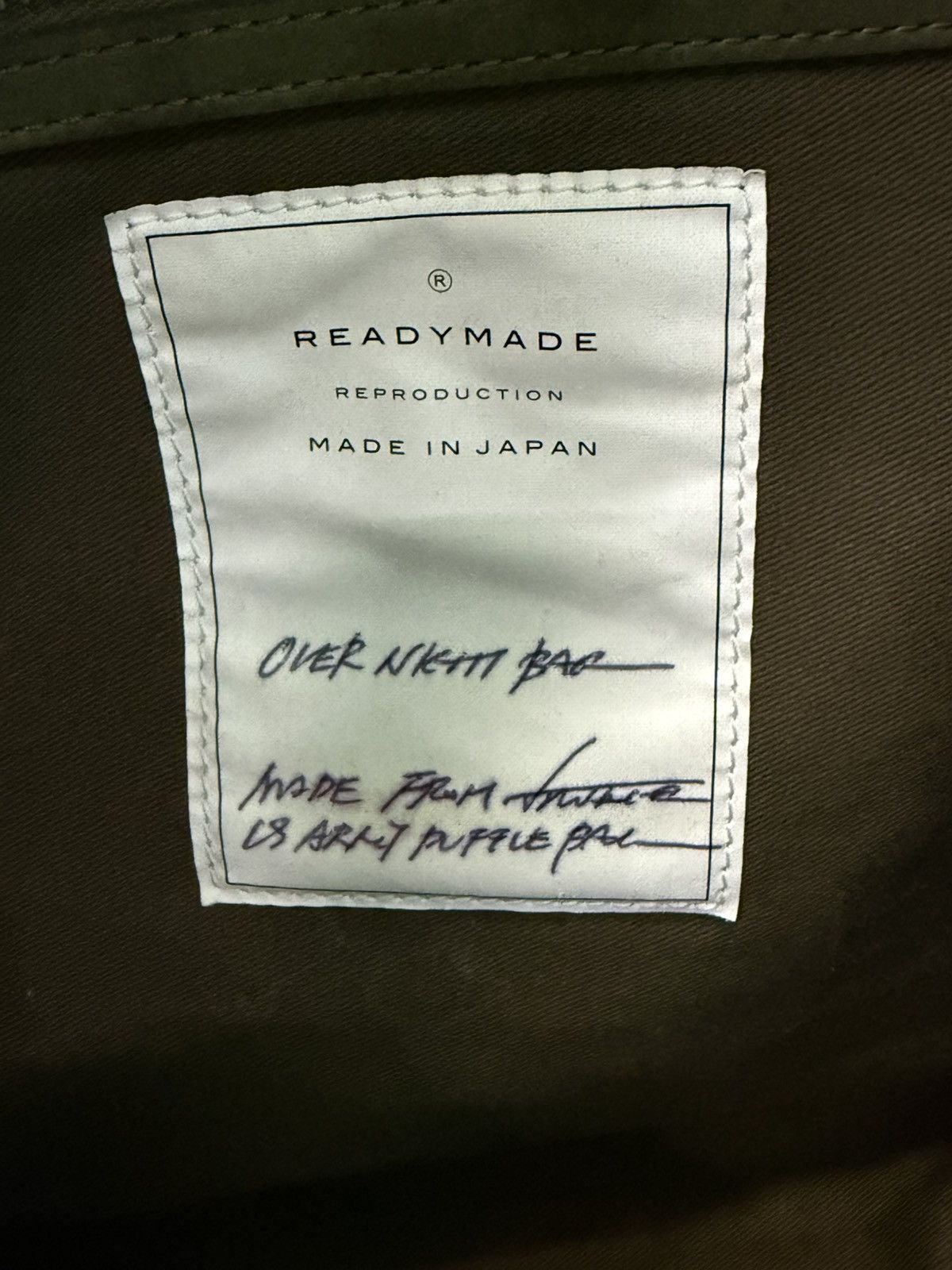 READYMADE RARE READYMADE LOGO DUFFLE/TRAVEL BAG Size ONE SIZE - 23 Thumbnail