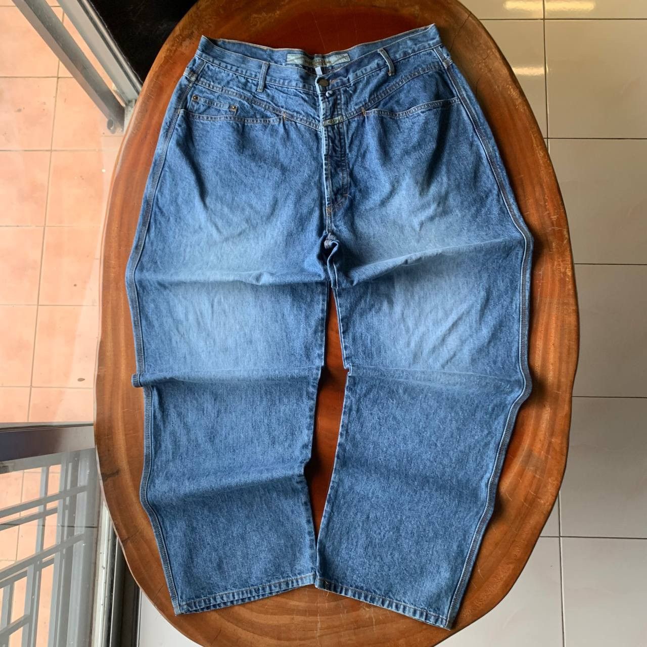 Marithe + Francois Girbaud Vintage Baggy Marithe Francois Girbaud MFG Blue Denim Pants Size US 36 / EU 52 - 1 Thumbnail